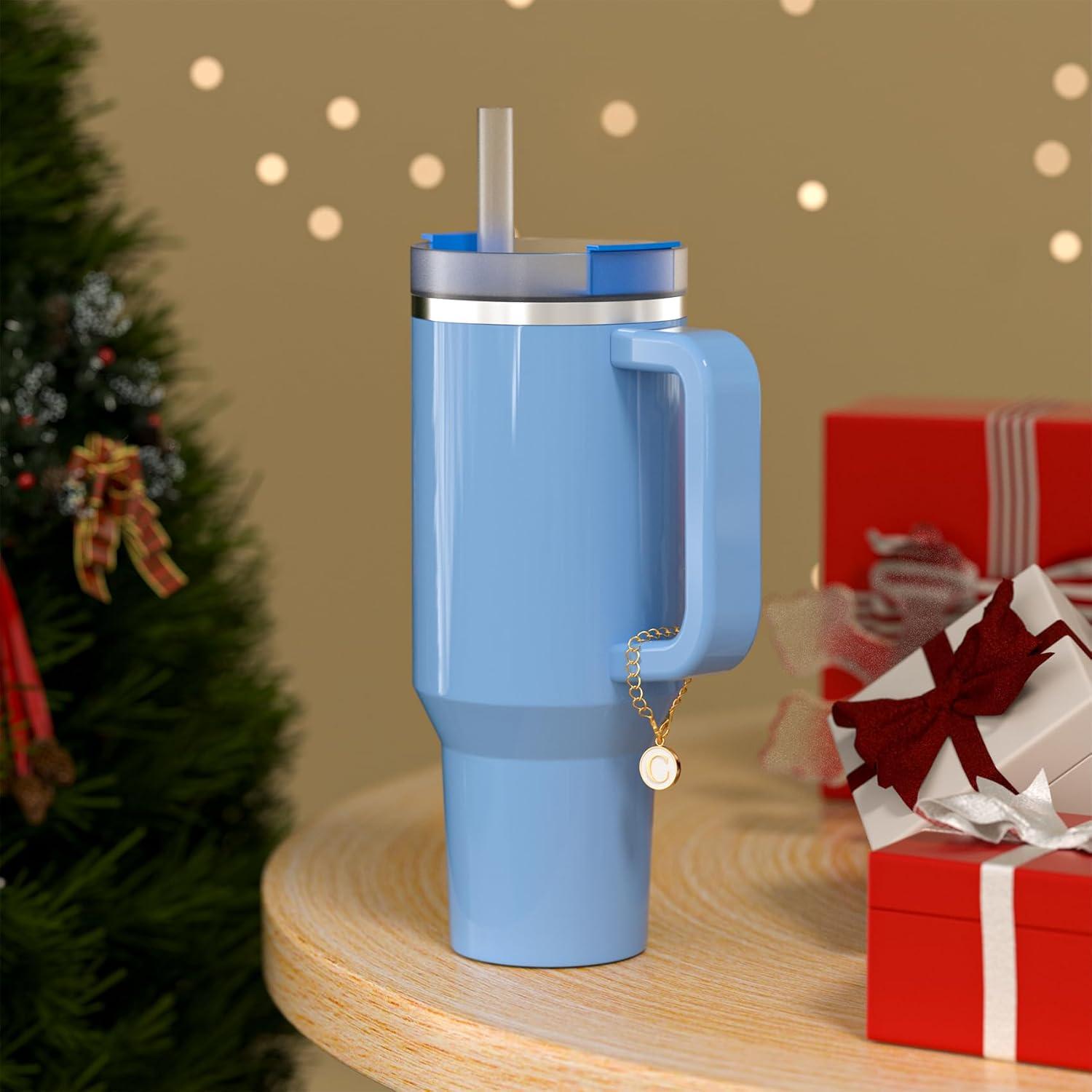 Encantos de Letra Inicial Personalizados Utuichuo 2PCS