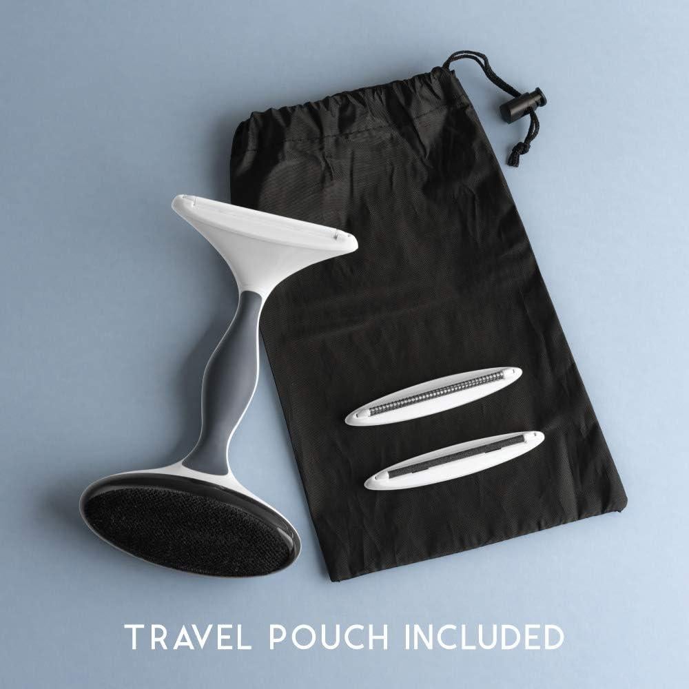 GLEENER Quitapelusas Manual 2 en 1 con Cepillo Integrado