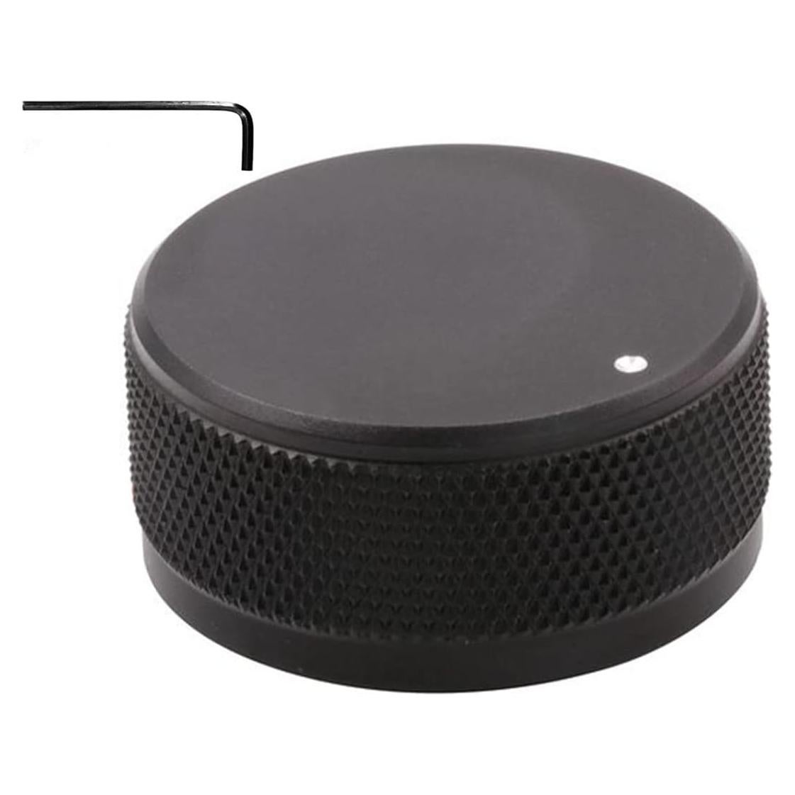 Perilla de Aluminio Szliyands 35x16mm CNC Negra para Amplificador