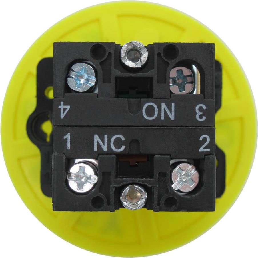 Interruptor de Parada de Emergencia mxuteuk 1NC 1NO 10A 600V