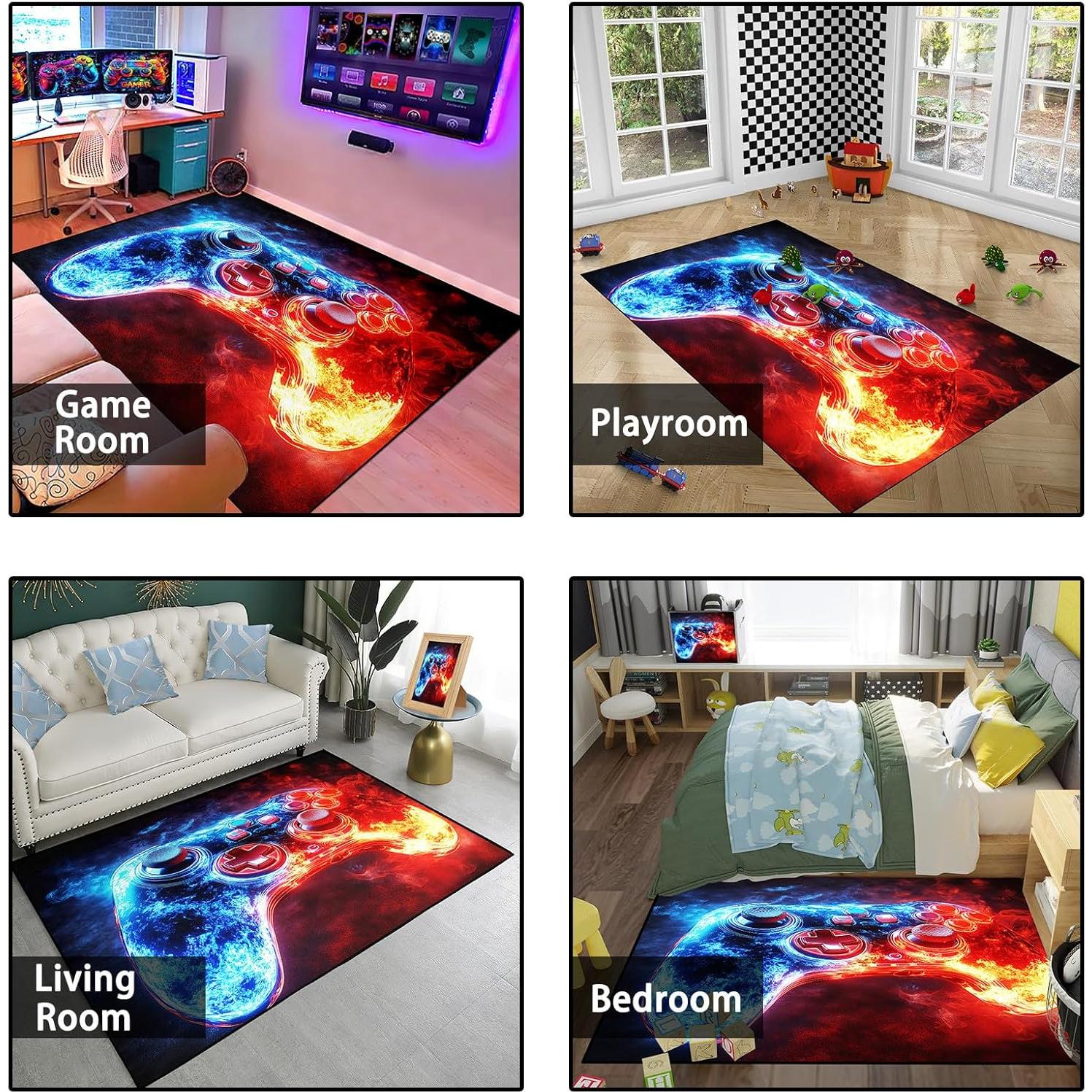 Alfombra de Juego FJKJHKGJ 0.91x1.52m para Niños Gamer