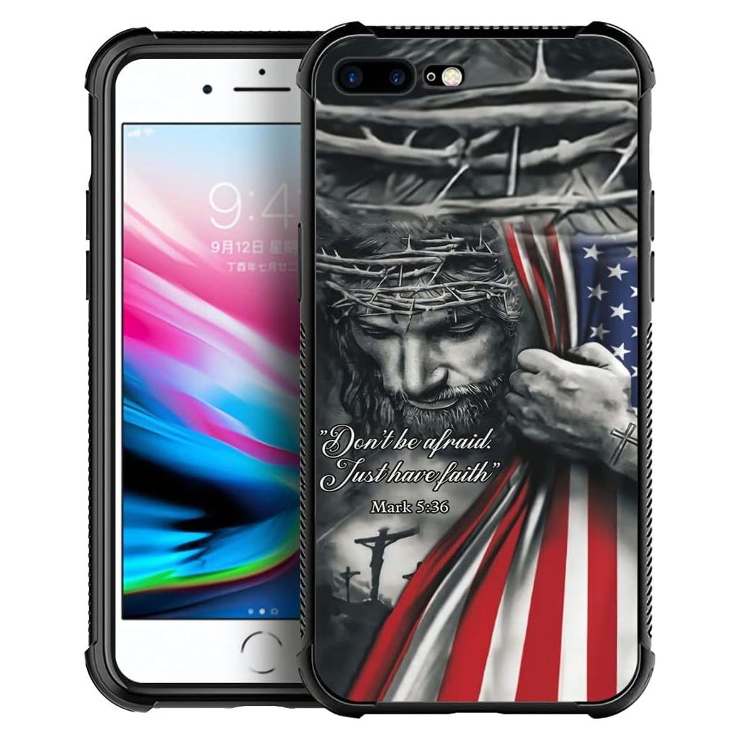 Funda DAIZAG iPhone 7 Plus/8 Plus A Prueba de Golpes Americana