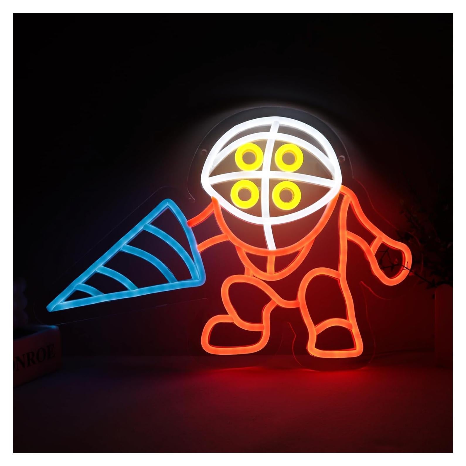 Luz de Neón LED WonderfulLife 41x28 cm para Zona de Juegos