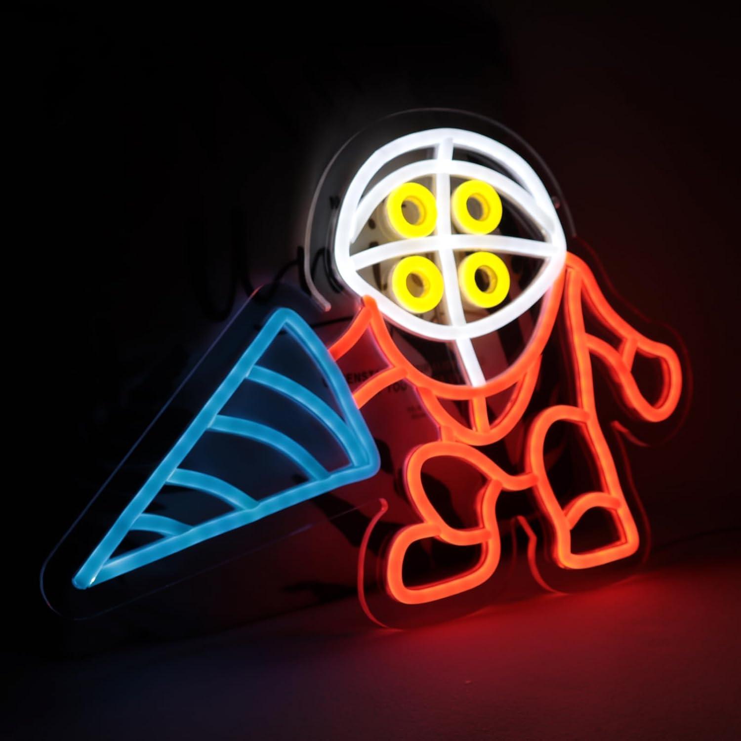 Luz de Neón LED WonderfulLife 41x28 cm para Zona de Juegos