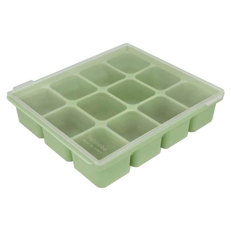 Bandeja de Silicona para Congelar Comida Bebés PETINUBE 12 Cubos