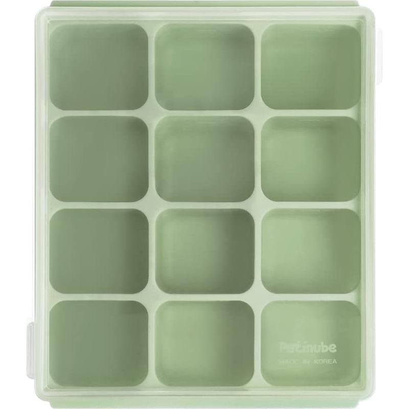 Bandeja de Silicona para Congelar Comida Bebés PETINUBE 12 Cubos