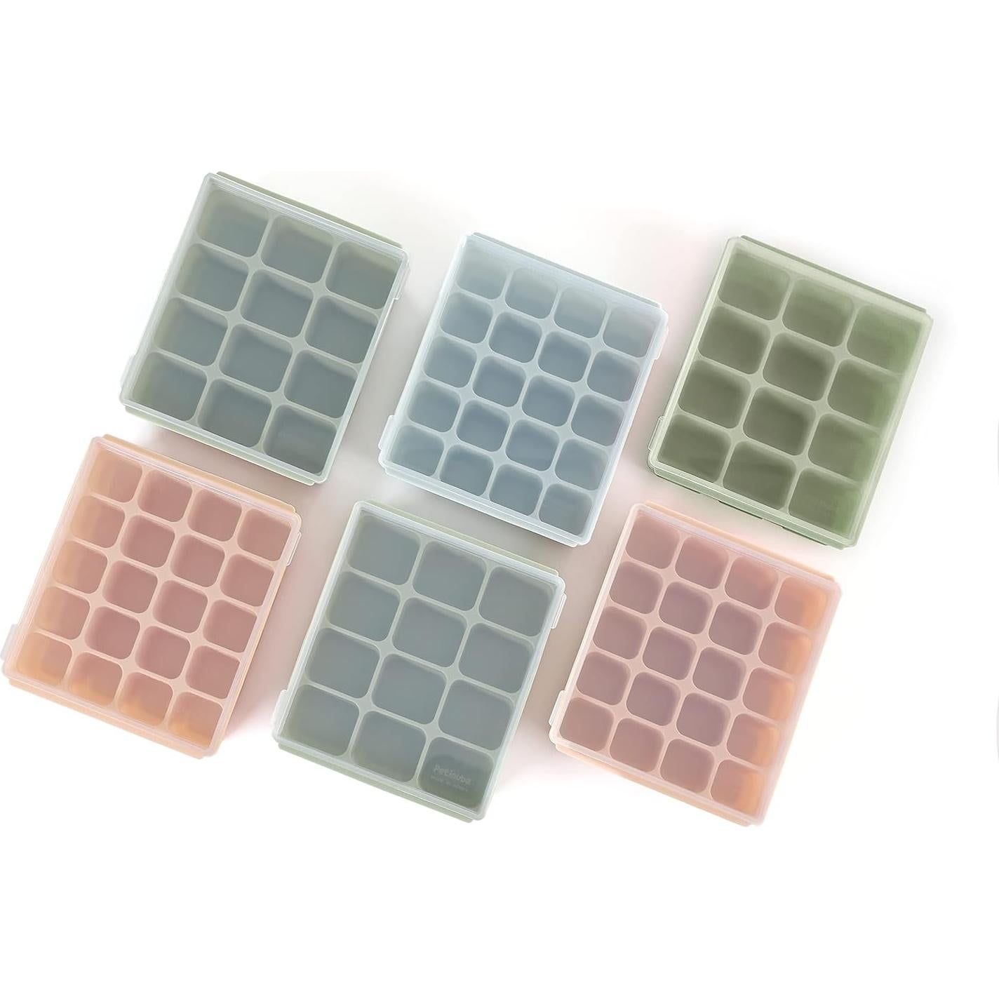 Bandeja de Silicona para Congelar Comida Bebés PETINUBE 12 Cubos