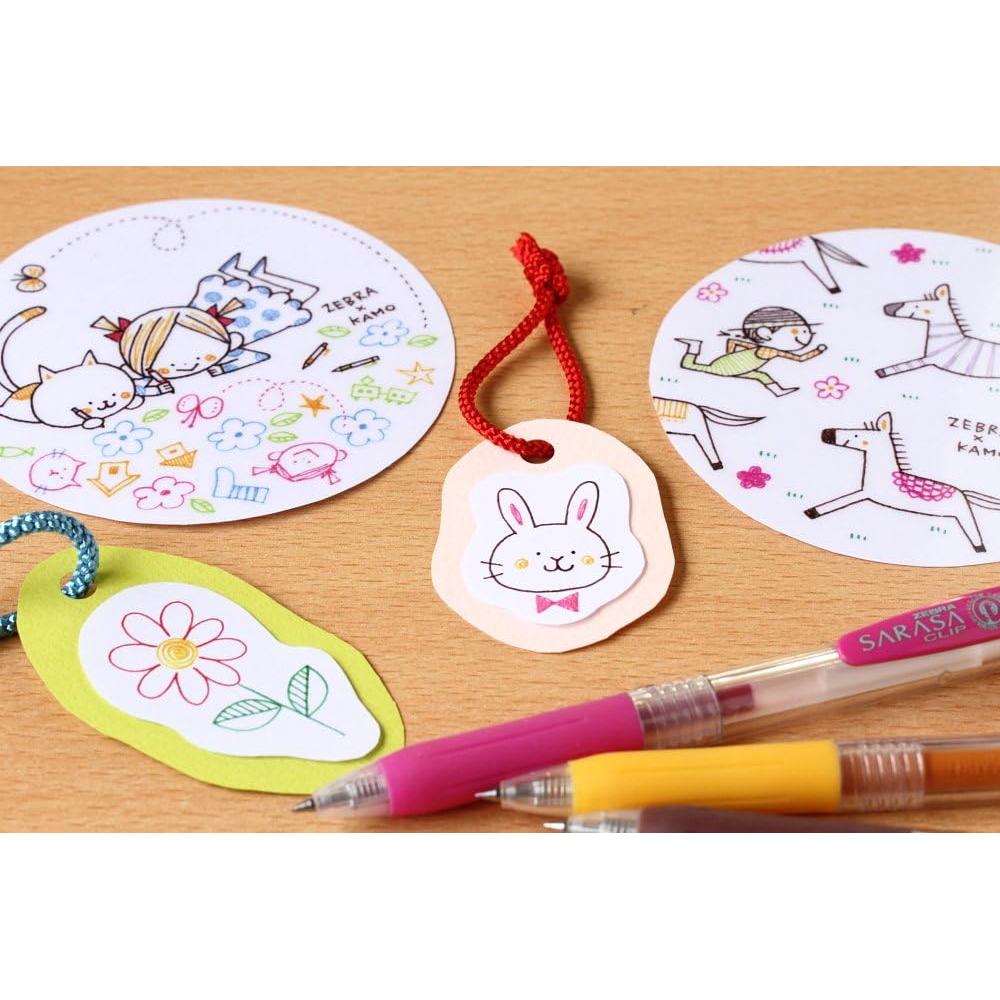 Bolígrafos de Gel Zebra Sarasa Clip 0.5mm Negro - 10 Piezas