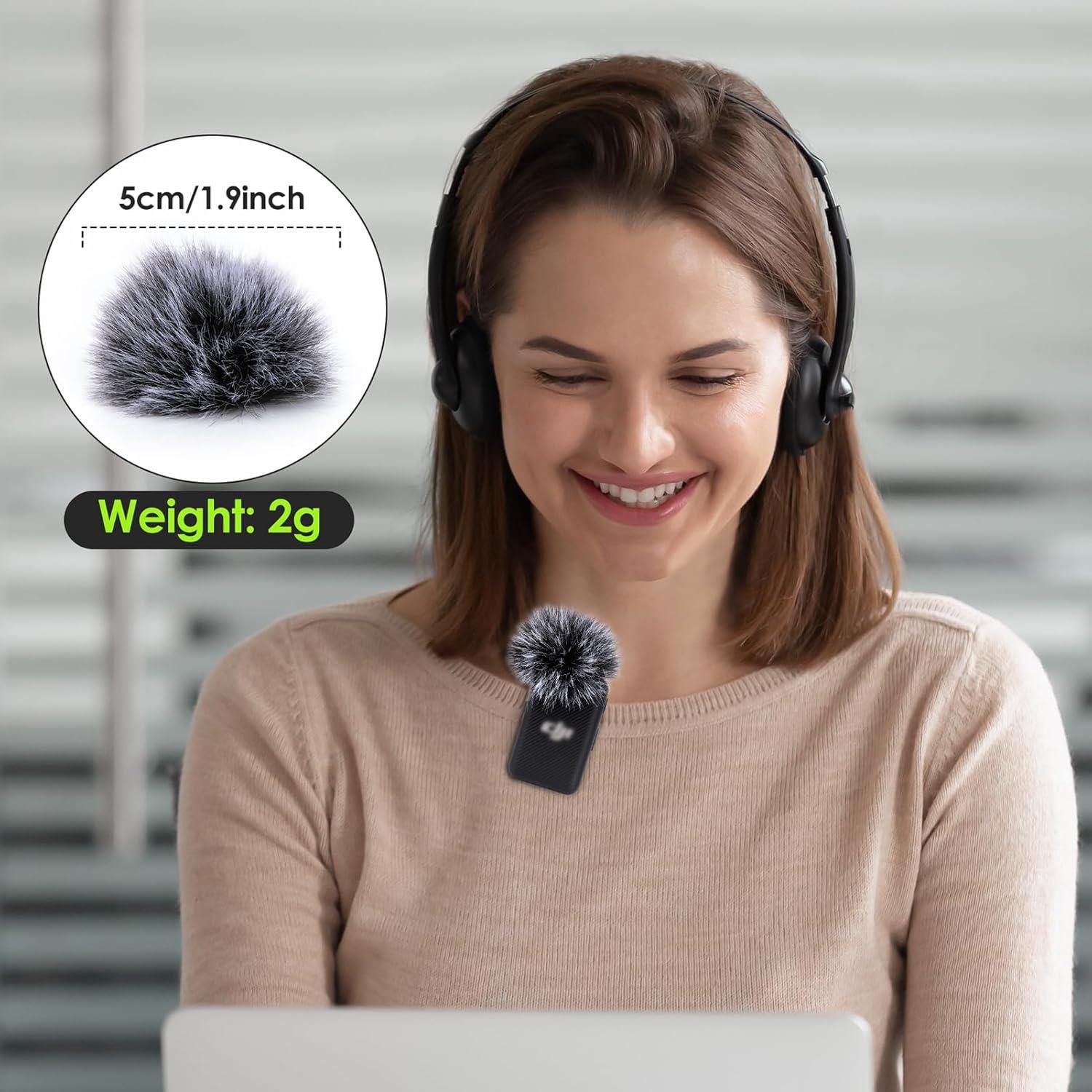 Filtro de viento para micrófono lavalier DJI MIC - 2 Pcs YOUSHARES