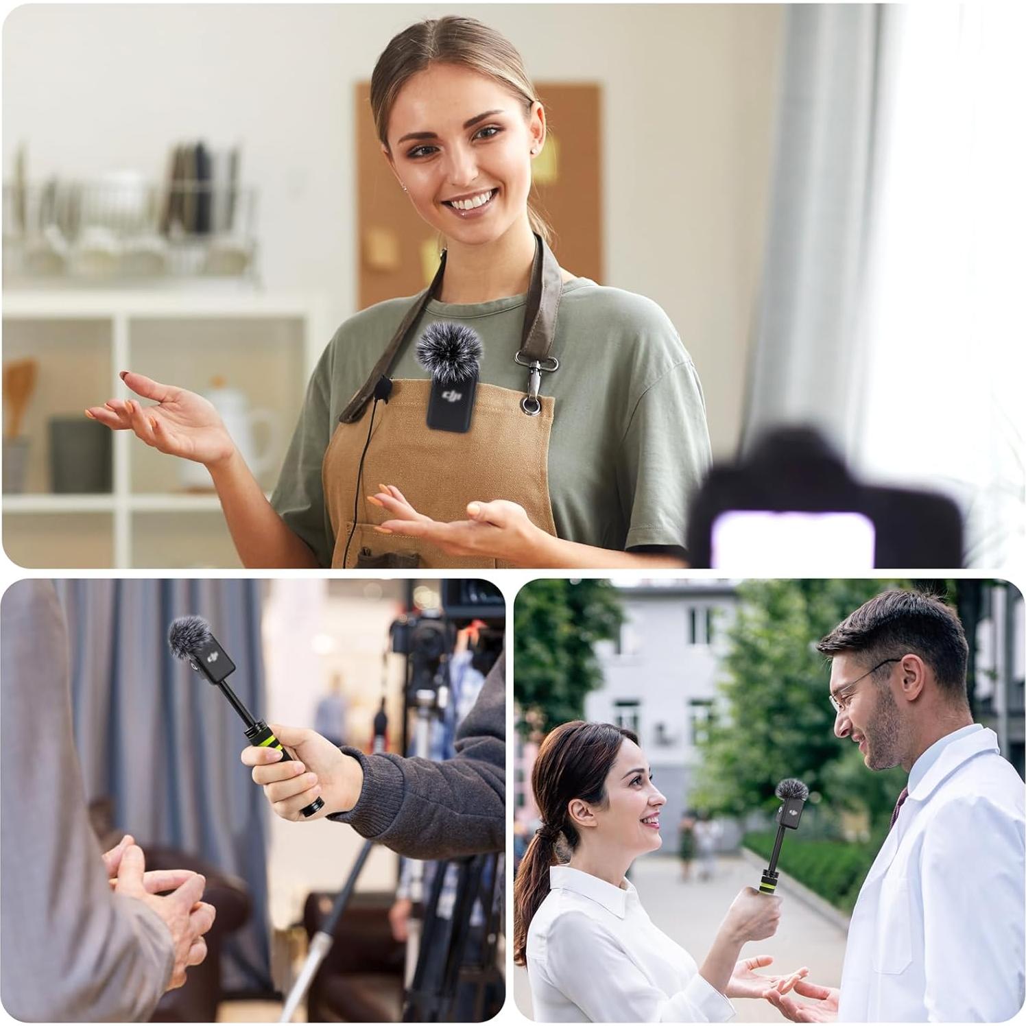 Filtro de viento para micrófono lavalier DJI MIC - 2 Pcs YOUSHARES