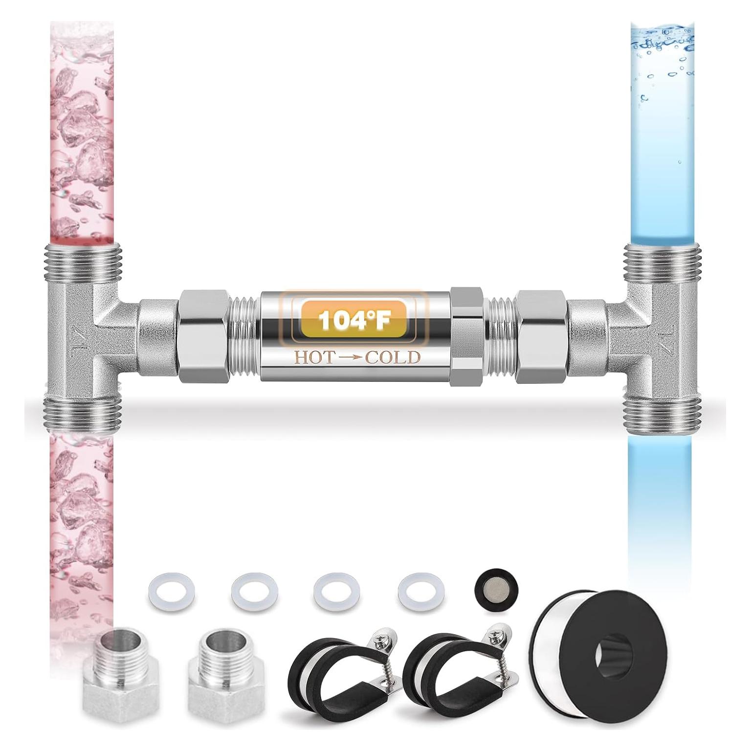 Válvula Sensor de Bypass Moonshan Acero Inoxidable 304 0.5"