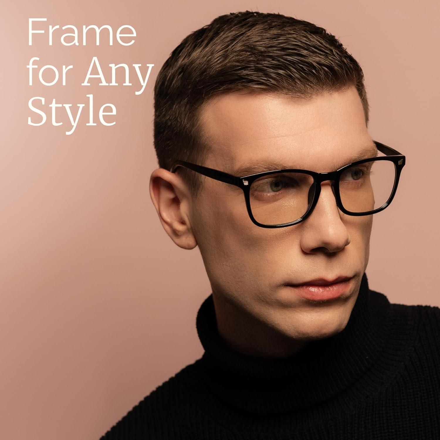 Gafas de lectura CCVOO unisex con luz azul y bisagras