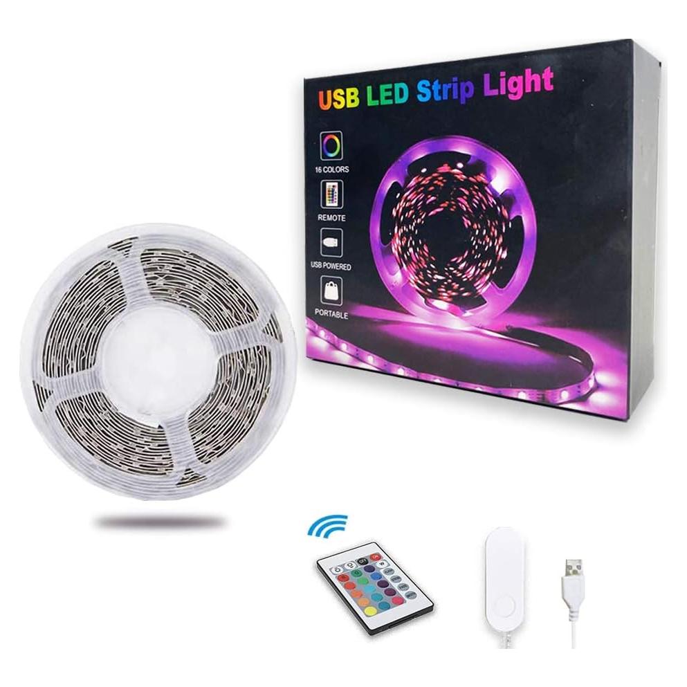Luces LED de tira 3m Britto RGB para TV 117-165 cm con control remoto