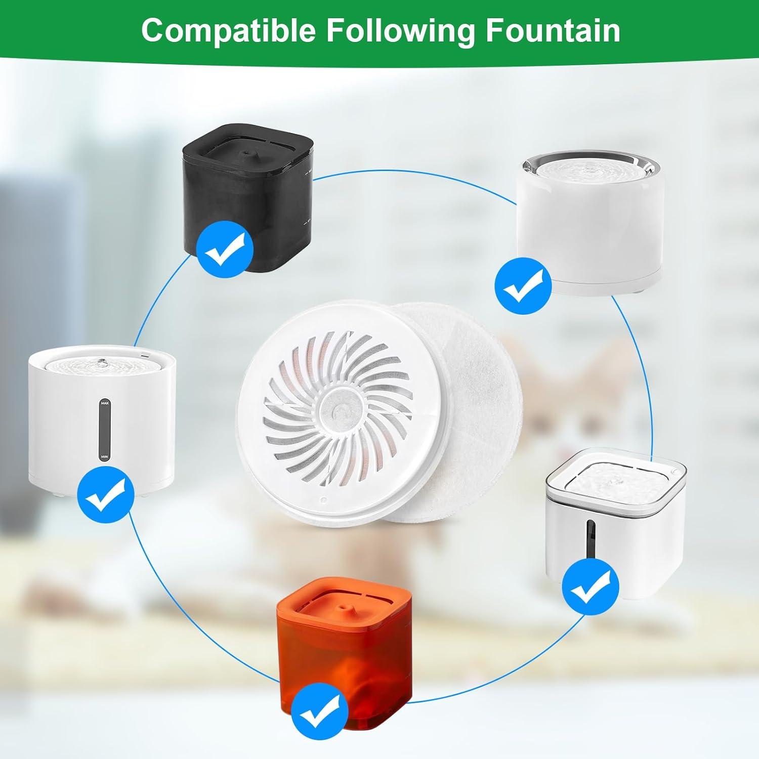 Filtros de Reemplazo 10 PCS E Versweet para Fuentes de Agua