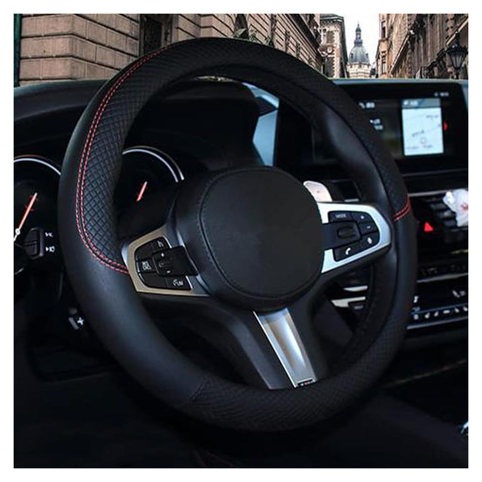 Funda de Volante de Coche SHIAWASENA 15 Pulgadas Antideslizante