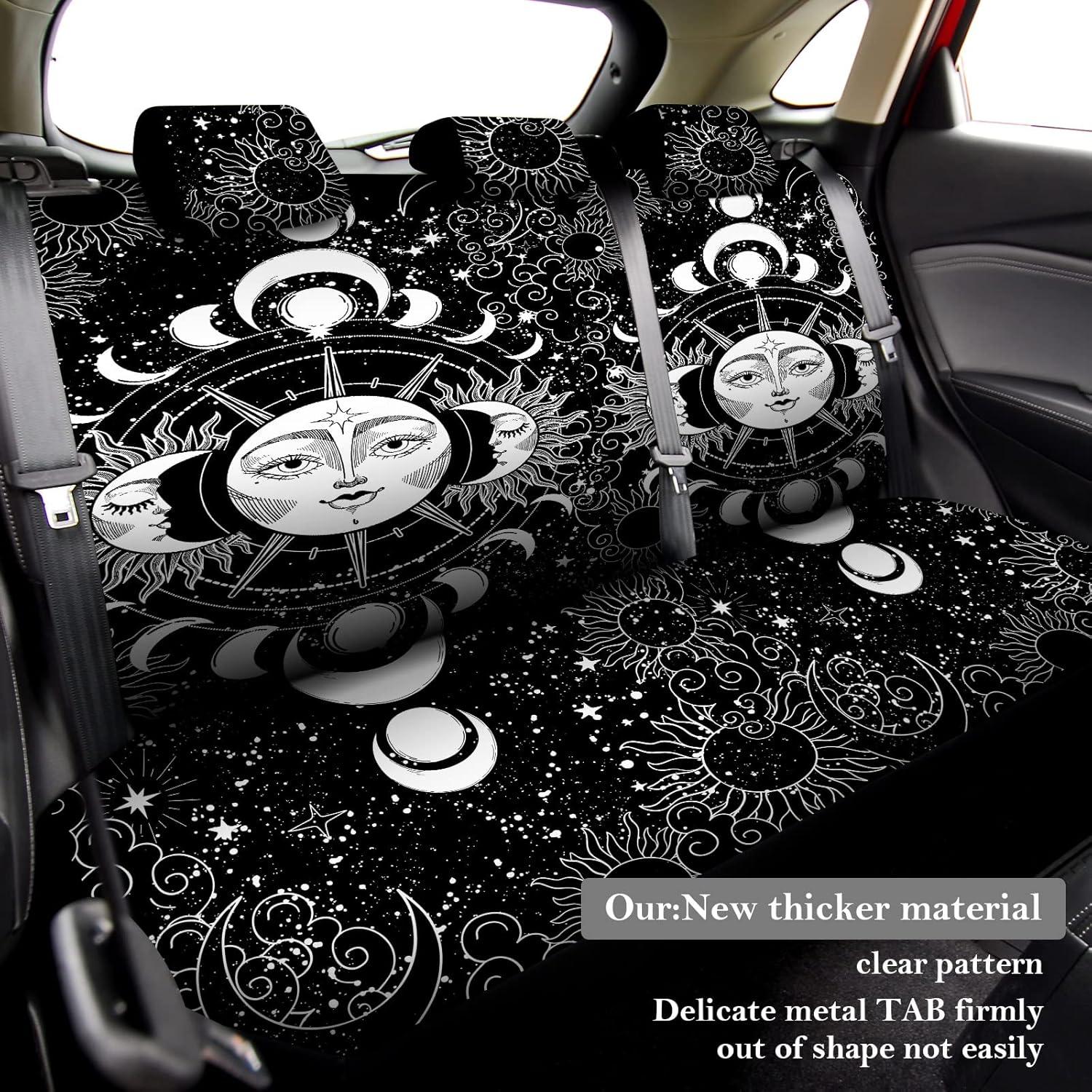 Juego Completo Cubiertas de Asiento de Coche Riakrum - Sol y Luna