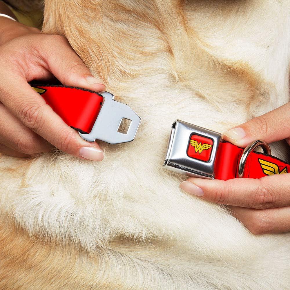 Collar de Perro Buckle-Down Wonder Woman Rojo 23-38 cm