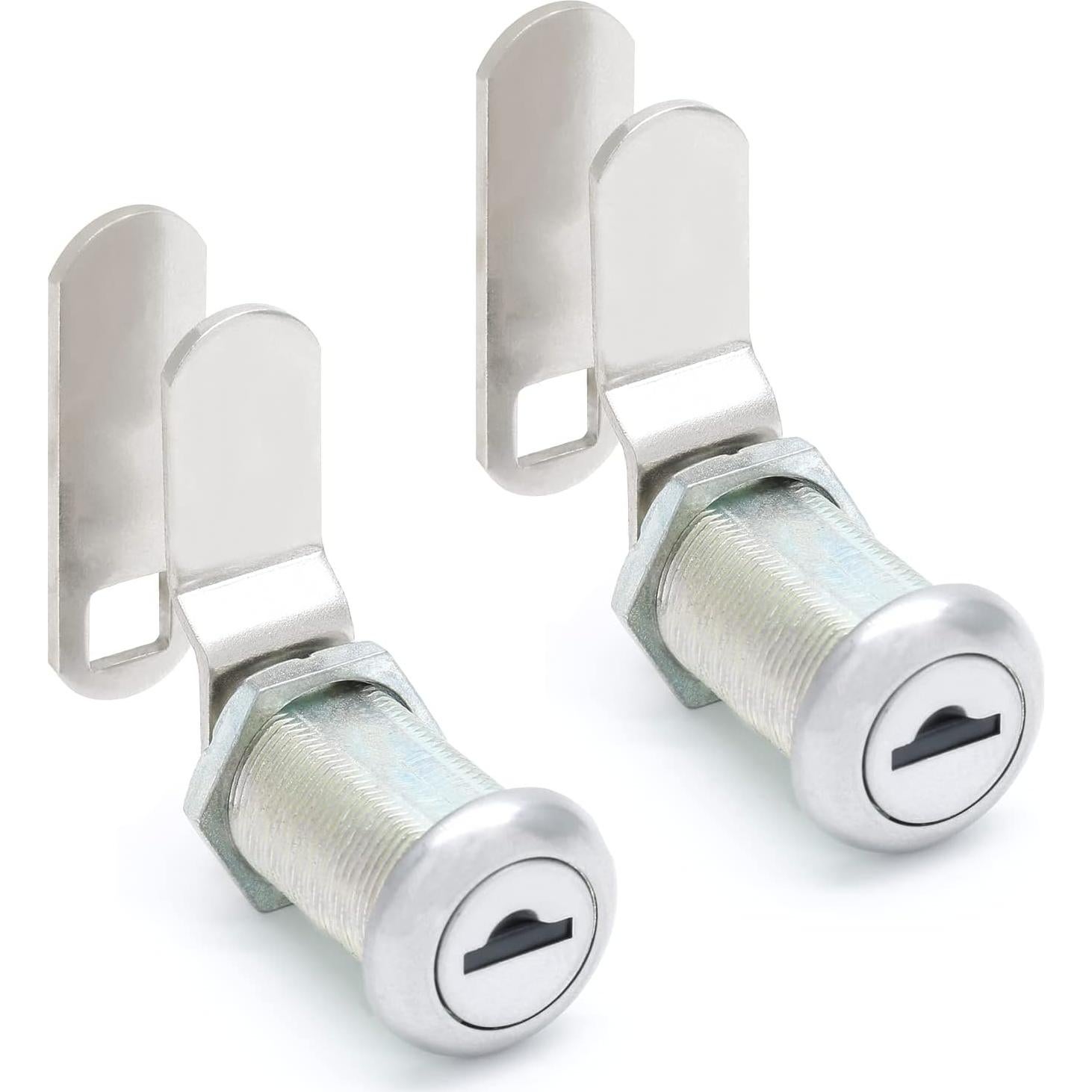 Cerradura de Cámara de Gabinete Qjaiune 2 Paquete Niquelado