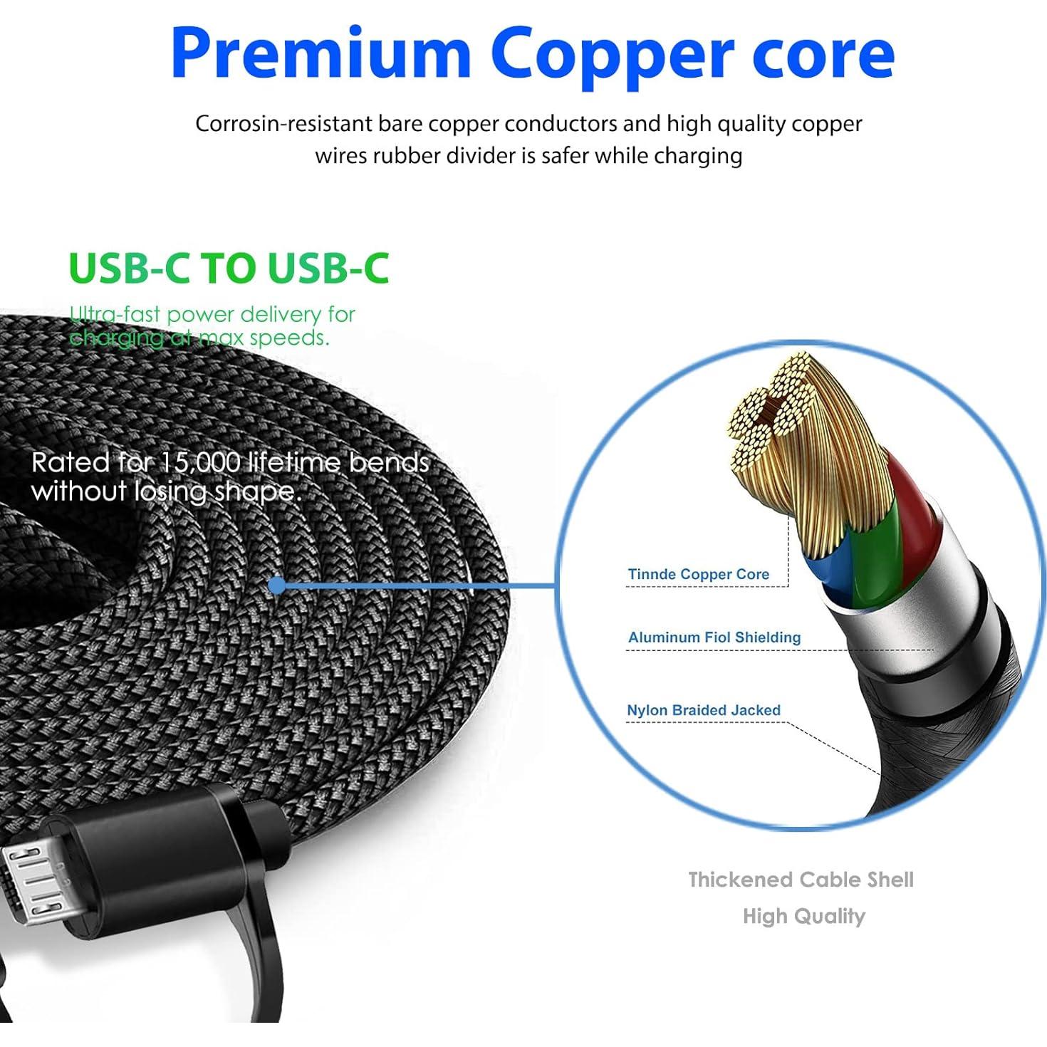 Cargador 3-en-1 USB YCWZZH para Apple TV, iPad, AirPods