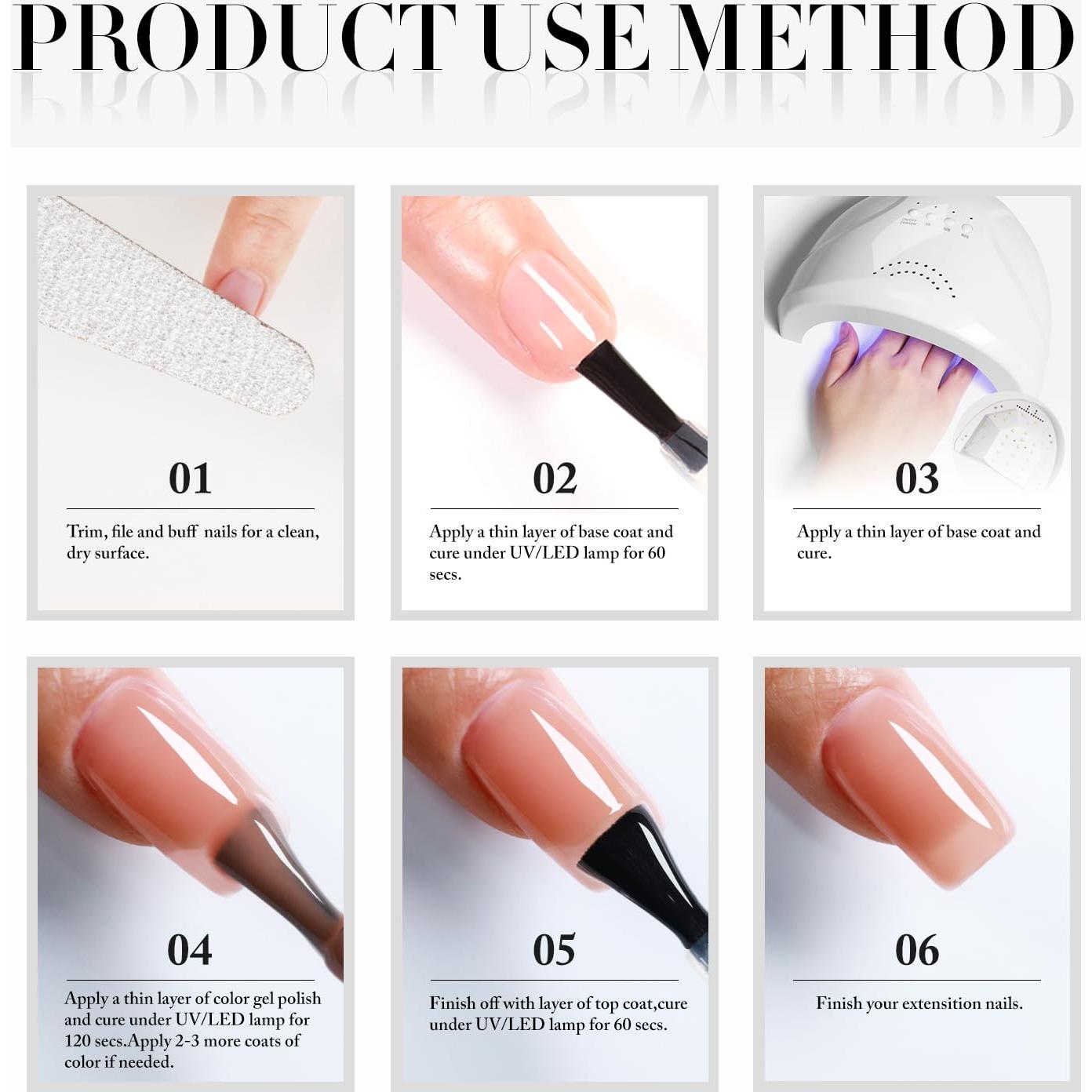 Esmalte en Gel Doble Ritmo 15ml Rosa Nude Bebé