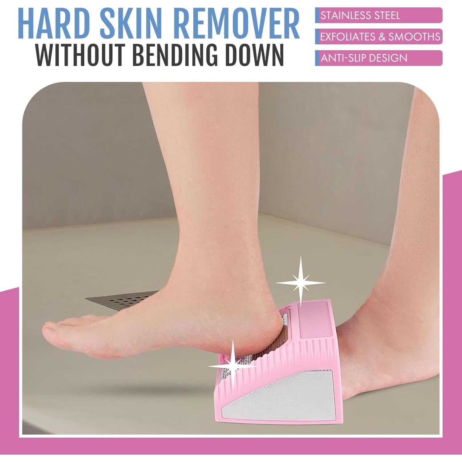 Exfoliador de Pies 3 en 1 Wonex - Removedor de Callos Gris