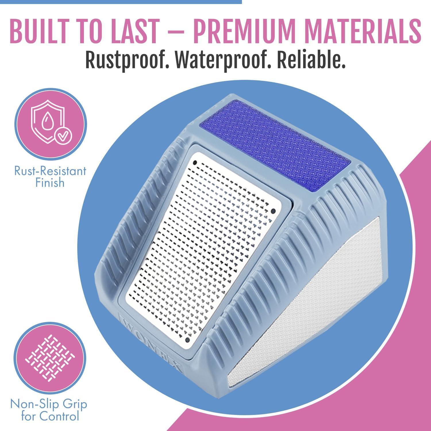 Exfoliador de Pies 3 en 1 Wonex - Removedor de Callos Gris