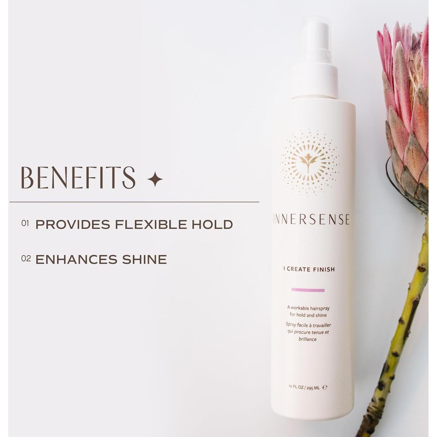 Spray Acabado Natural Innersense - Sujeción Media y Brillo 2x59.1mL