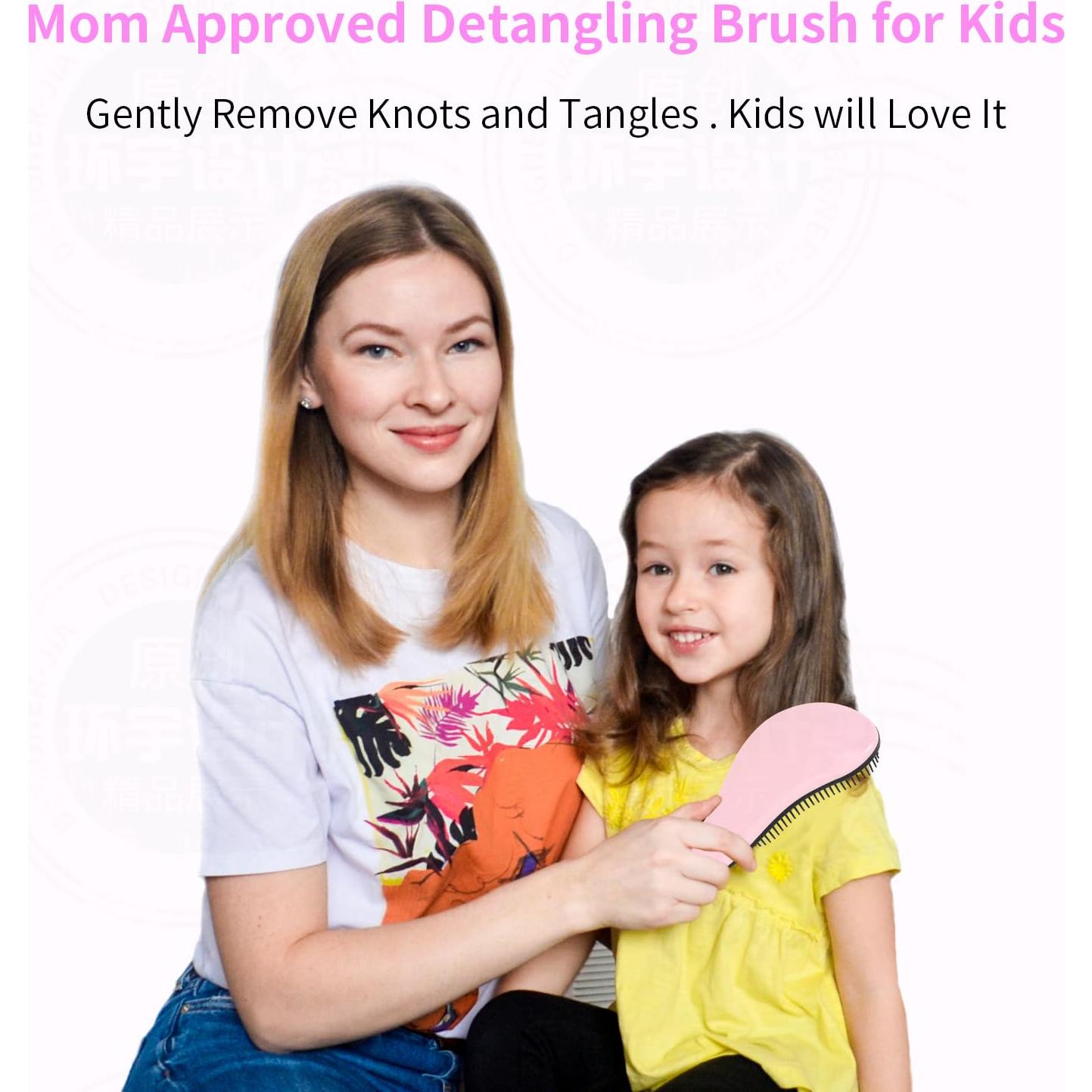 Set de 3 Cepillos Desenredantes 79STYLE para Niños y Adultos