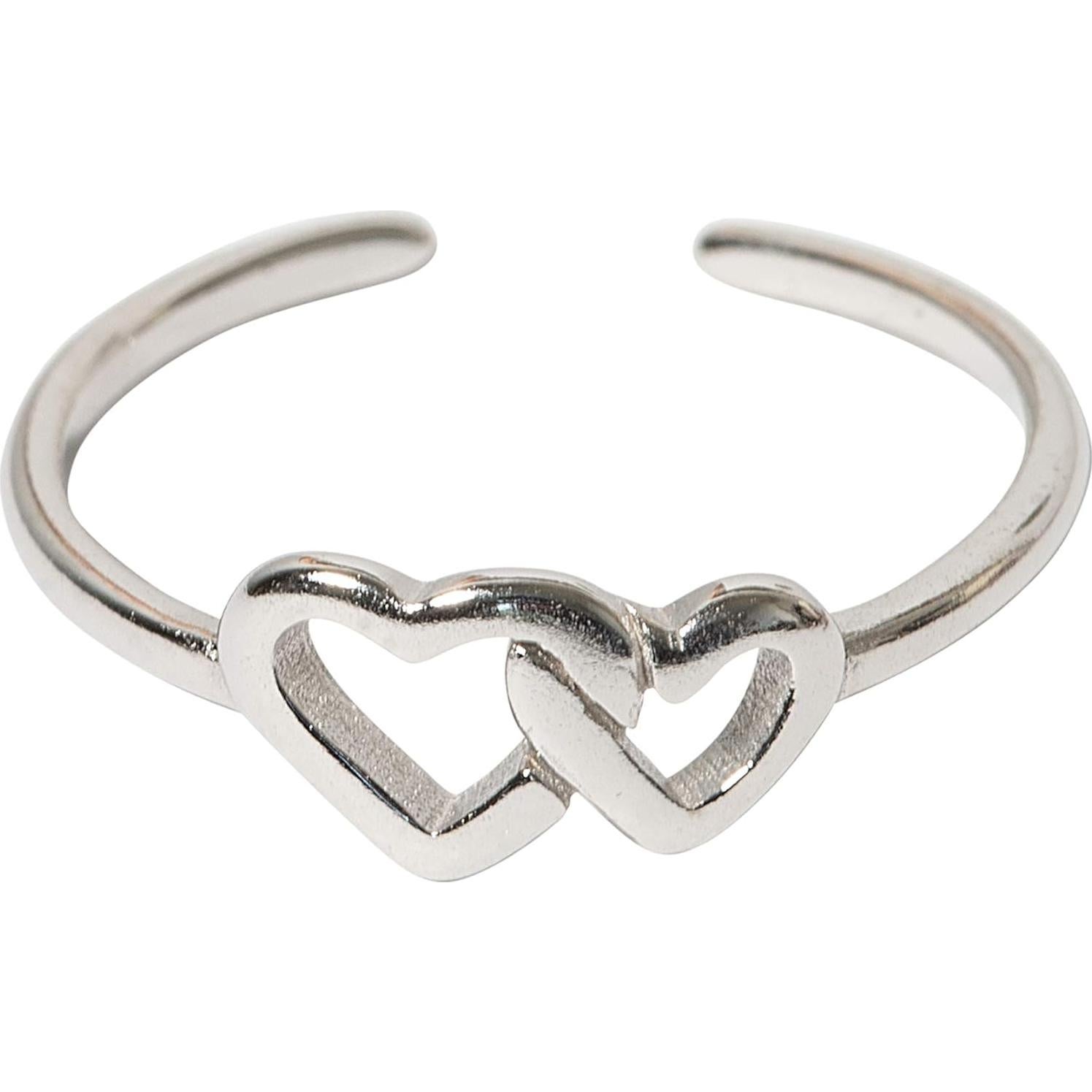 Anillo Abierto Ajustable de Plata Sólida 925 - Set de 4 Diseños