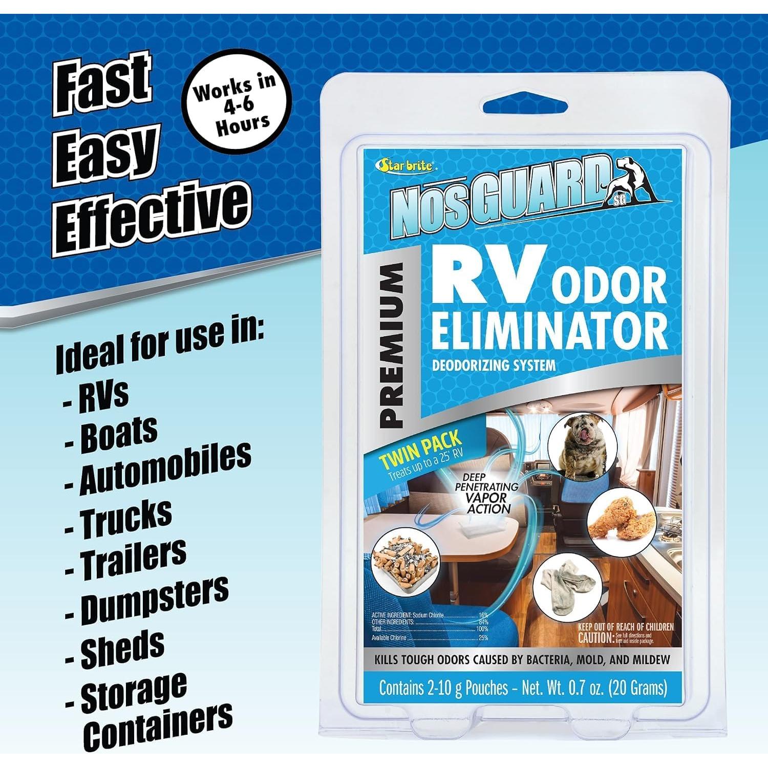 Kit Control Olores y Humedad Star Brite - Eliminador NosGUARD + Cubo No Damp