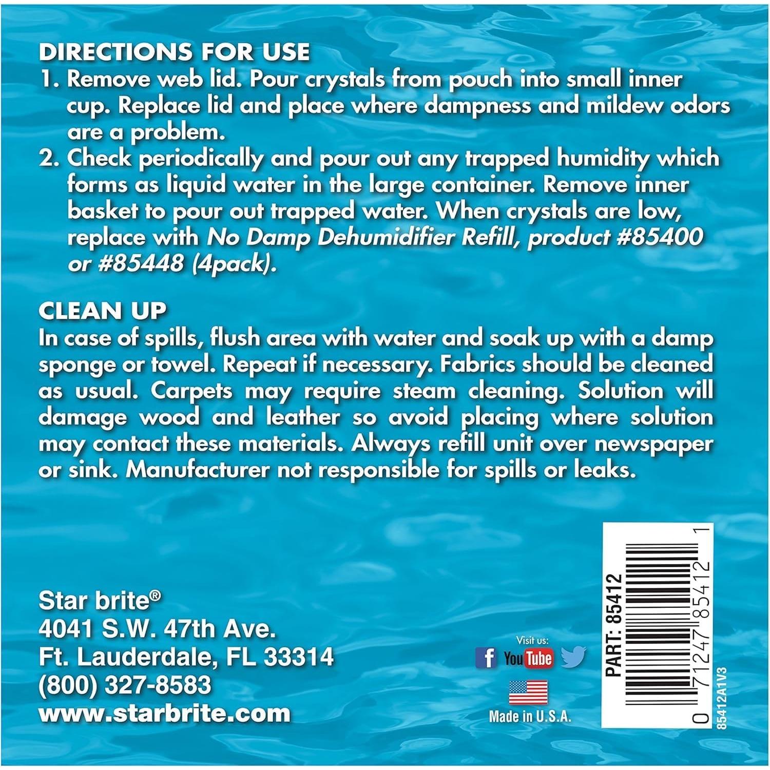 Kit Control Olores y Humedad Star Brite - Eliminador NosGUARD + Cubo No Damp