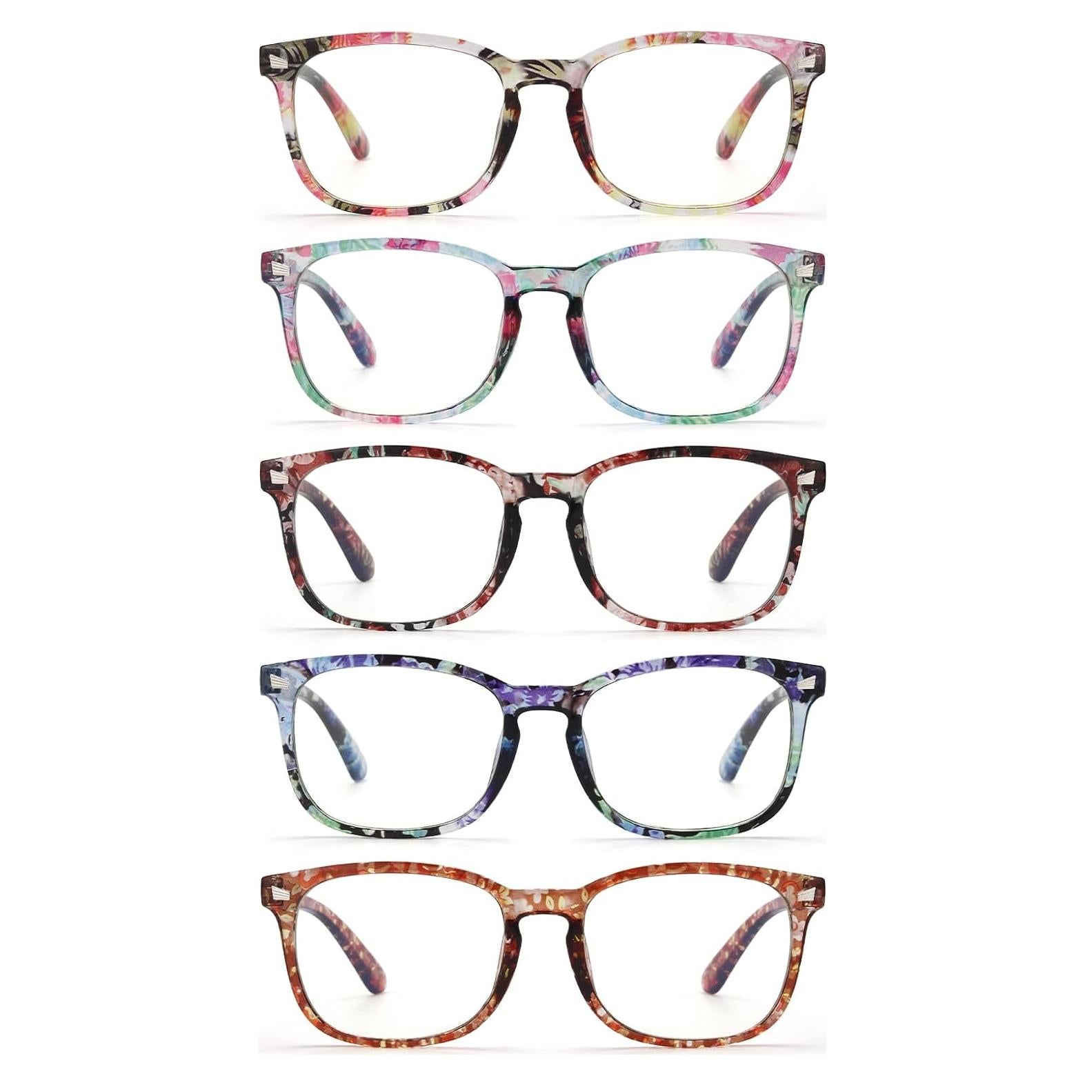 Gafas de Lectura CCVOO 5 Pack Anti Luz Azul Unisex