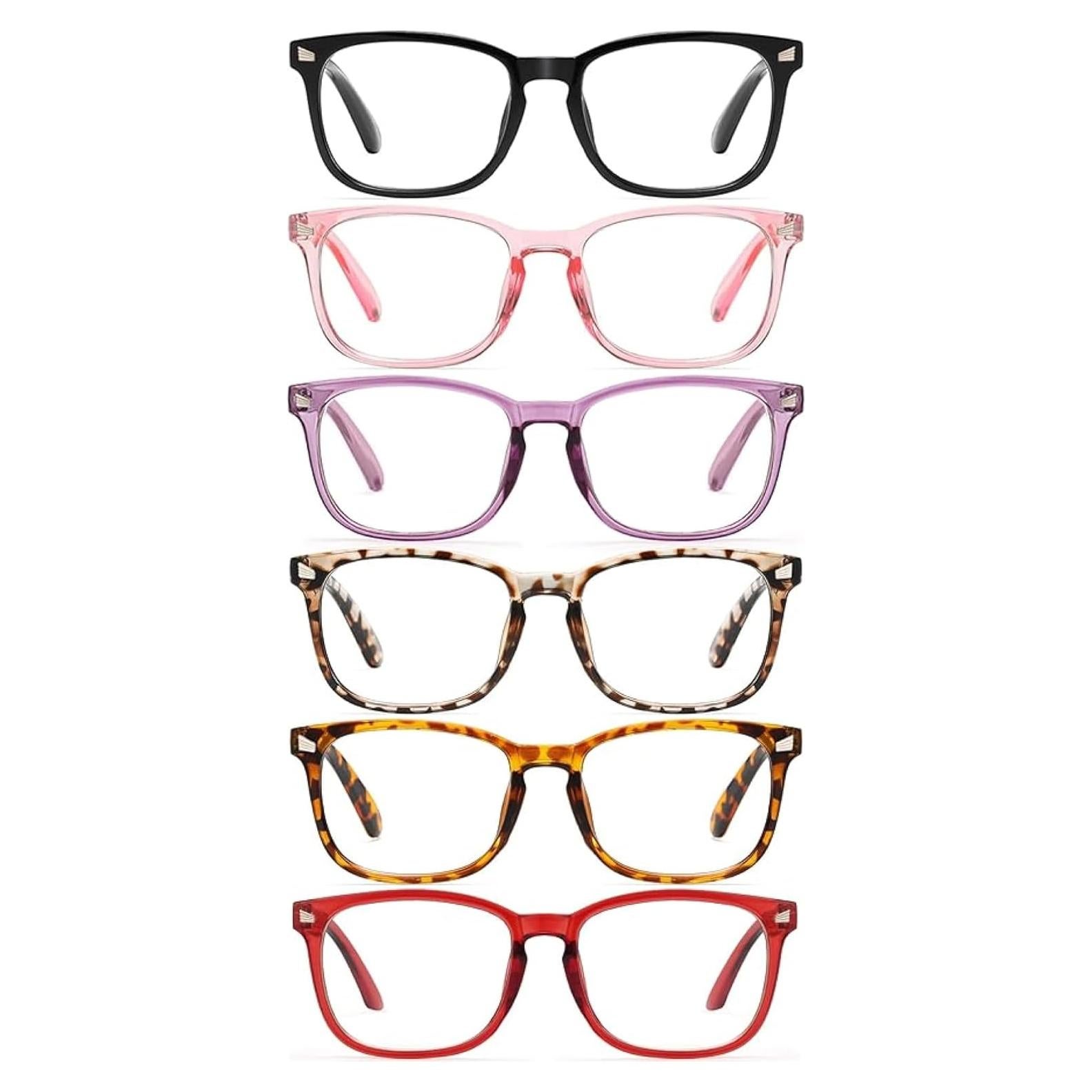 Gafas de lectura CCVOO 3.5x con luz azul y bisagras