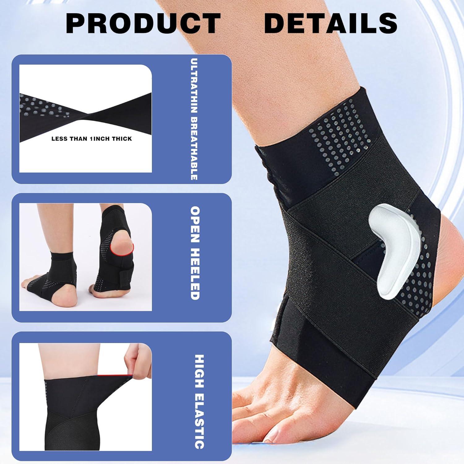 Férula de Tobillo Ajustable Meegy XL para Esguince y Artritis