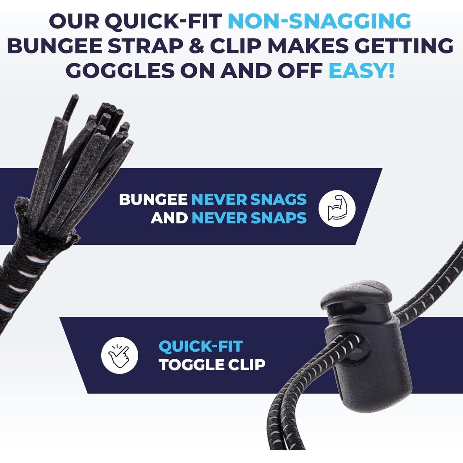 Gafas de Natación Proswims Anti-Vaho Azul con Estuche y Paño