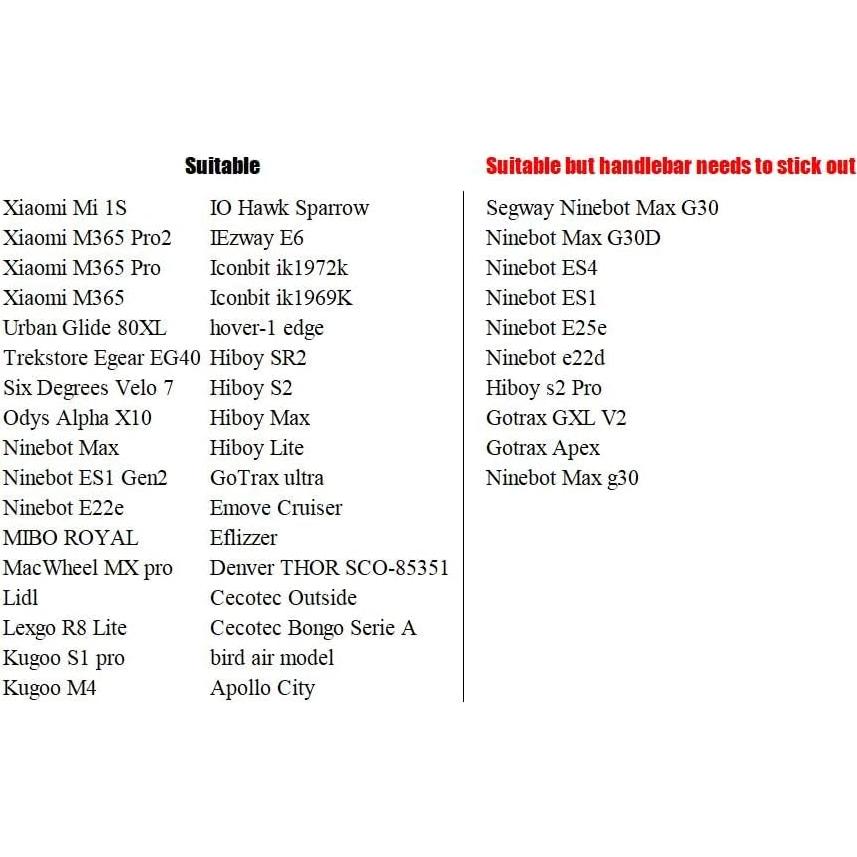 Bolsa de Transporte SUNELFFY para Scooter Eléctrico 124x22cm