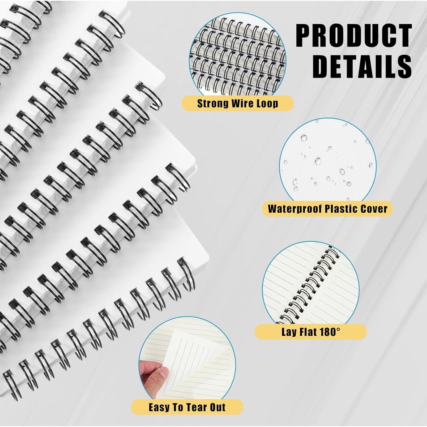 Paquete de 3 Cuadernos A5 Dunzoom Rayados 160 Páginas