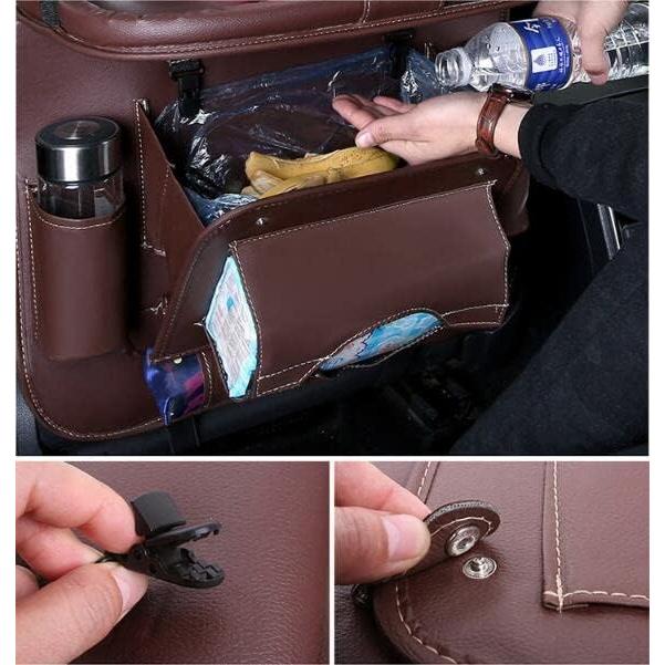 Organizador de Asiento Trasero HURESON con Mesa Plegable y Basurero