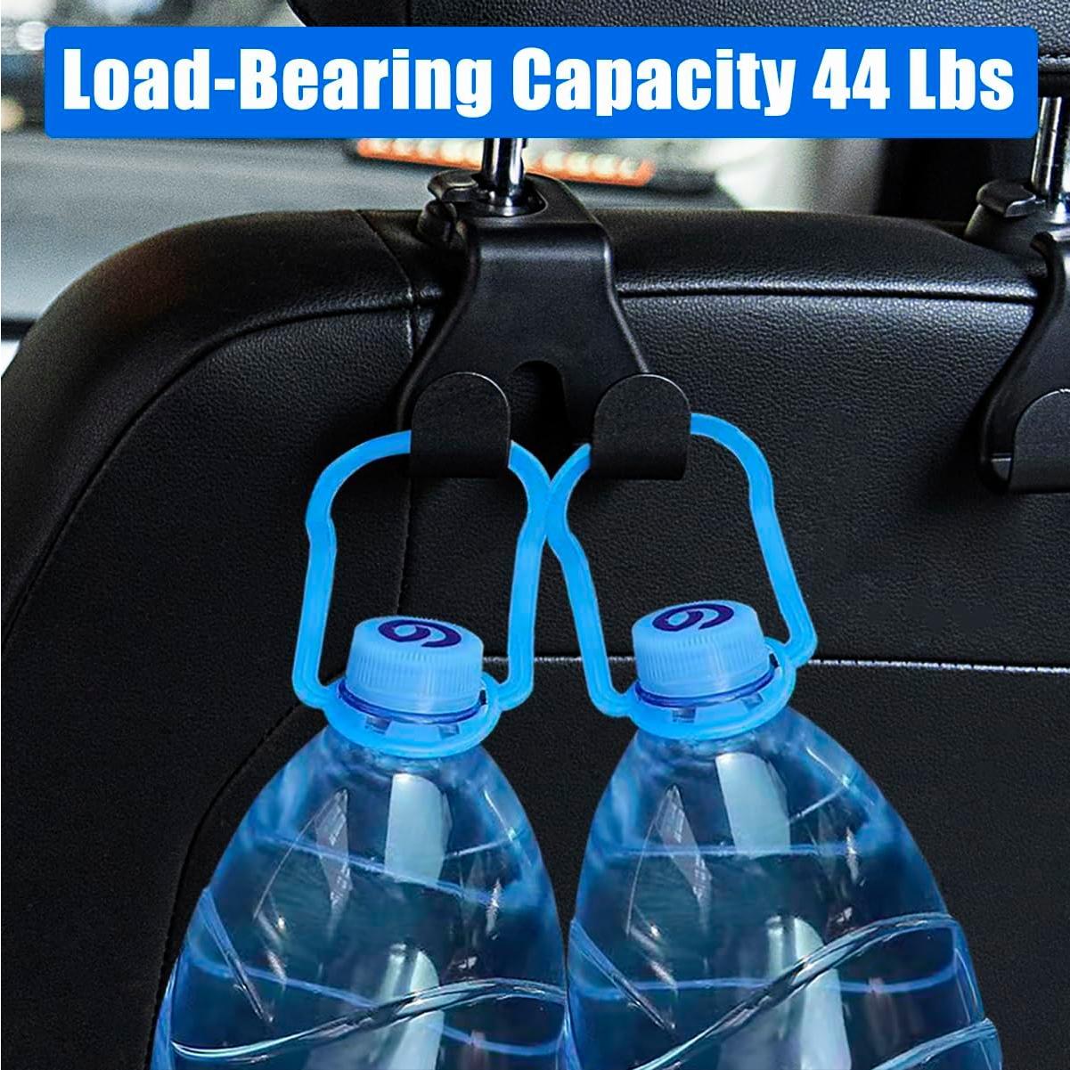 Ganchos para Reposacabezas de Coche MTGOCHA 2 en 1 Negro