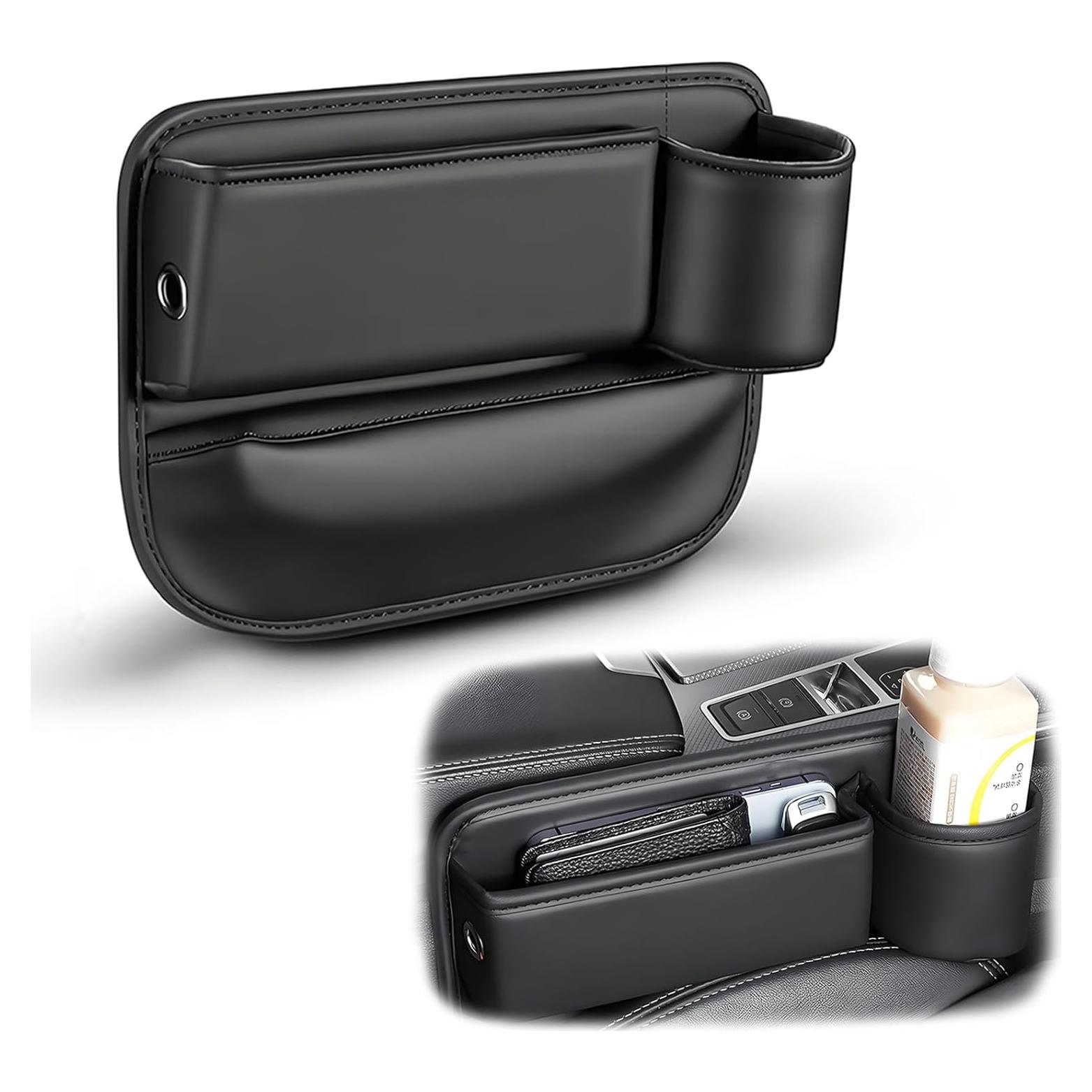 Organizador de Asiento de Coche FASTAGEI Lado Pasajero Cuero