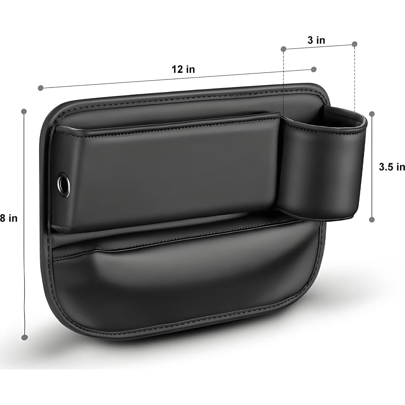 Organizador de Asiento de Coche FASTAGEI Lado Pasajero Cuero