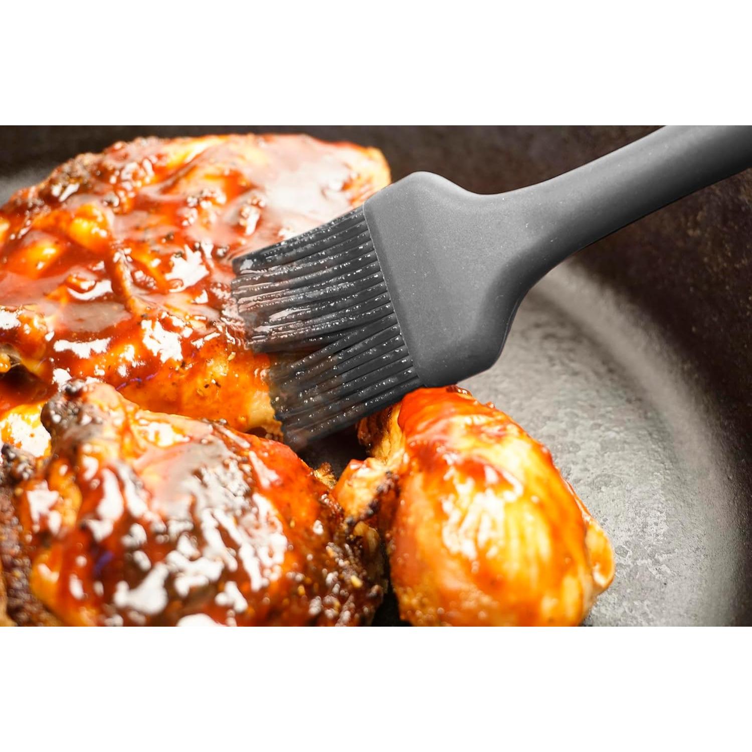 Pincel de Silicona para Basting RSVP Internacional 22 cm Negro