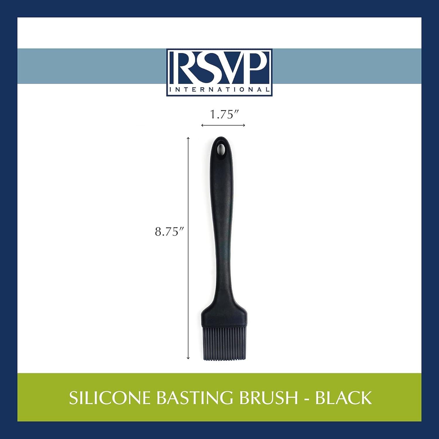 Pincel de Silicona para Basting RSVP Internacional 22 cm Negro