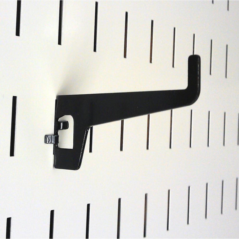 Ganchos de metal Wall Control 2-7/8" para pegboard - Negro