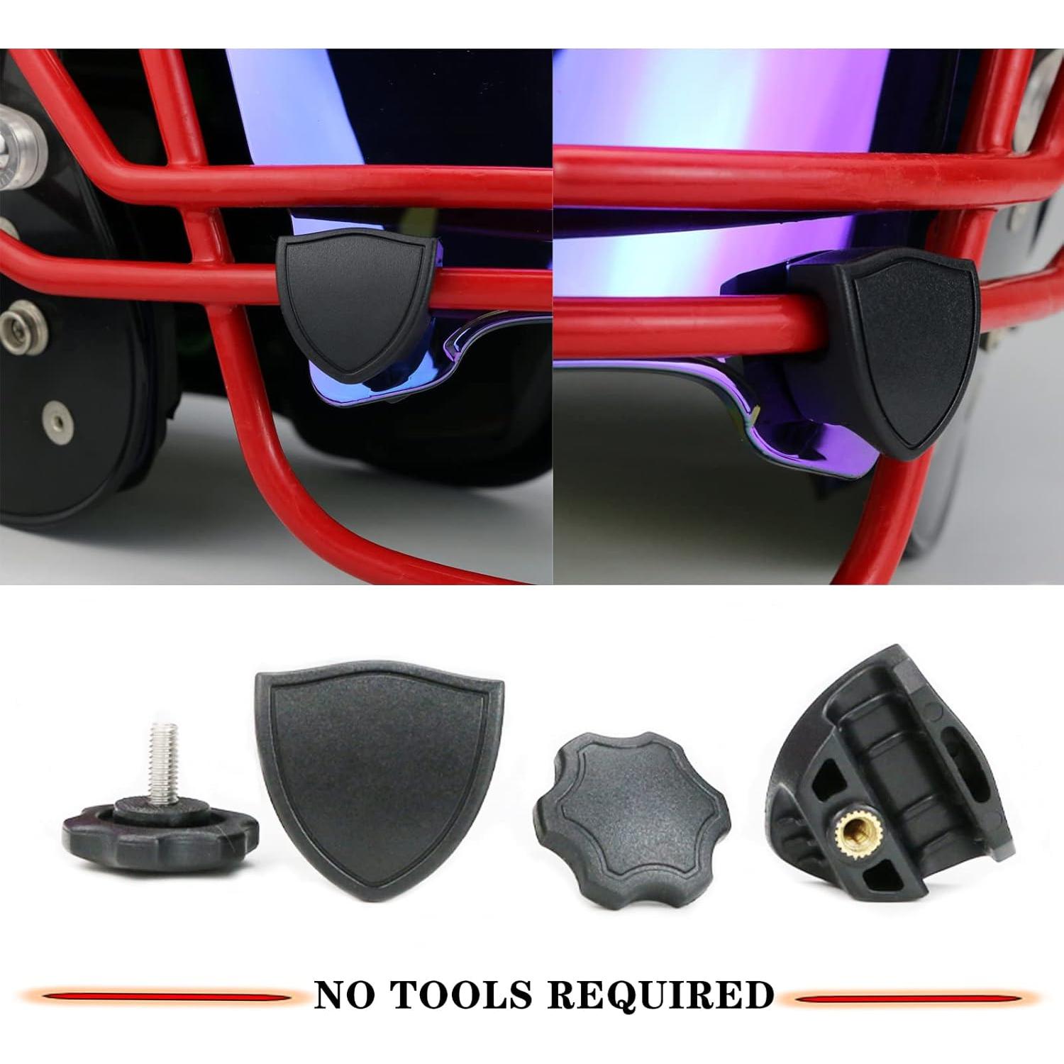 Visera de Fútbol GIKYTEC GK0087 para Casco Juvenil y Adulto