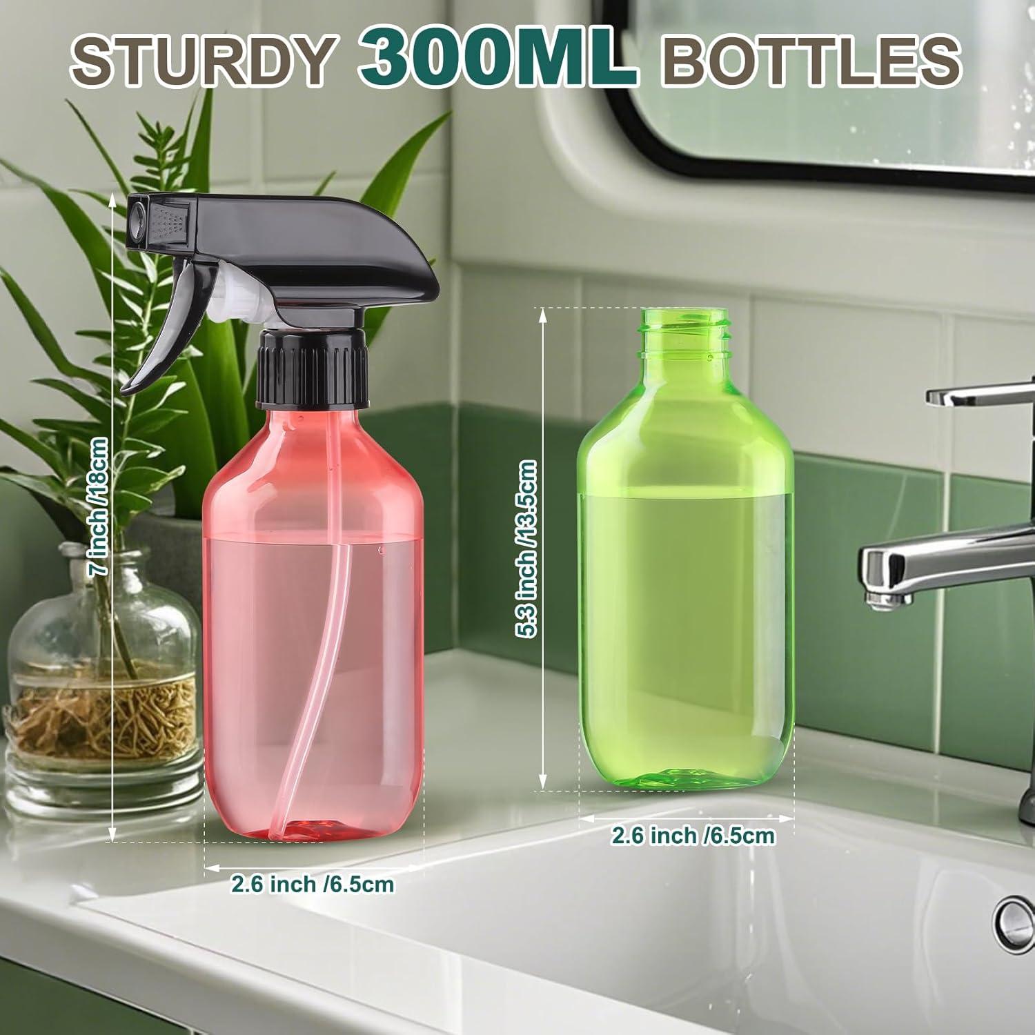 Botellas de Spray Bynccea 2 Paquetes 300 ml Reutilizables