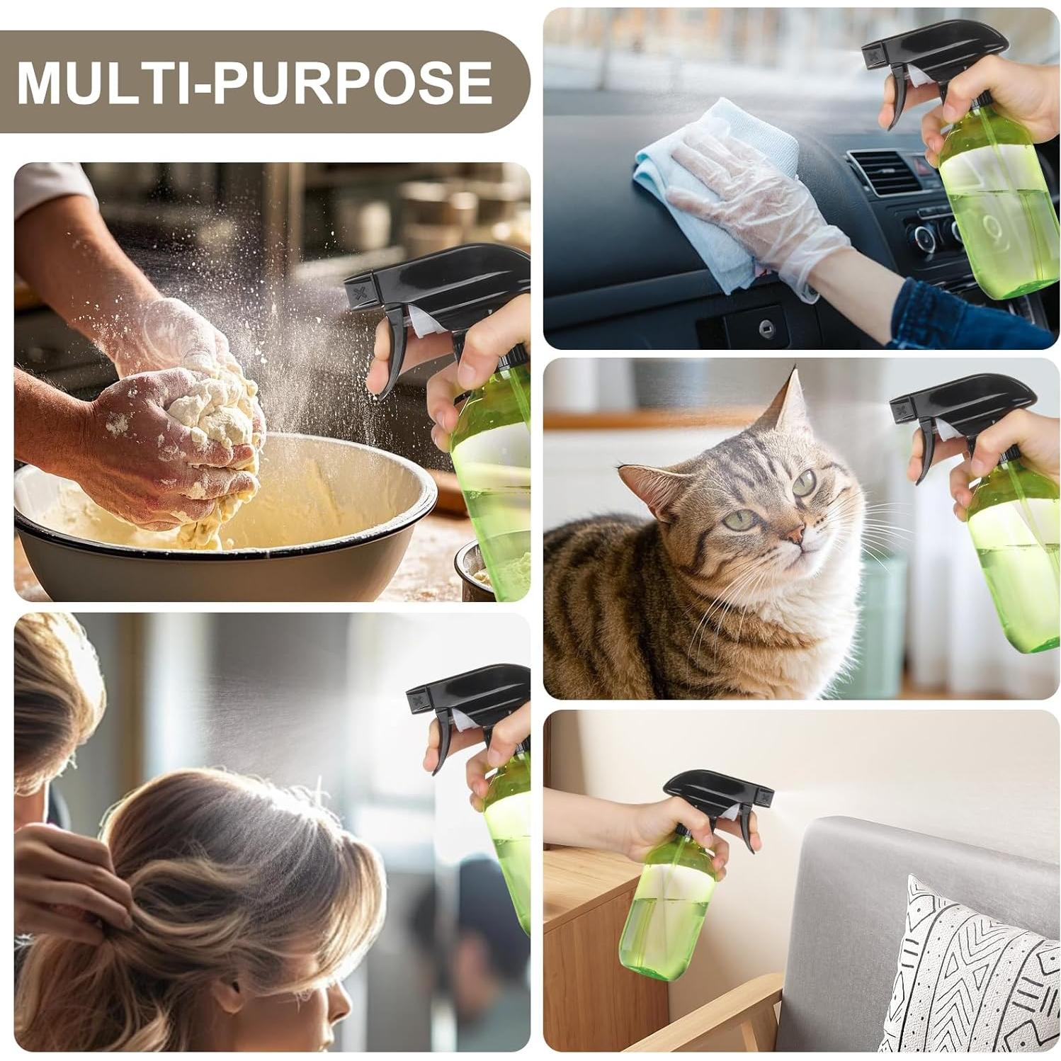 Botellas de Spray Bynccea 2 Paquetes 300 ml Reutilizables