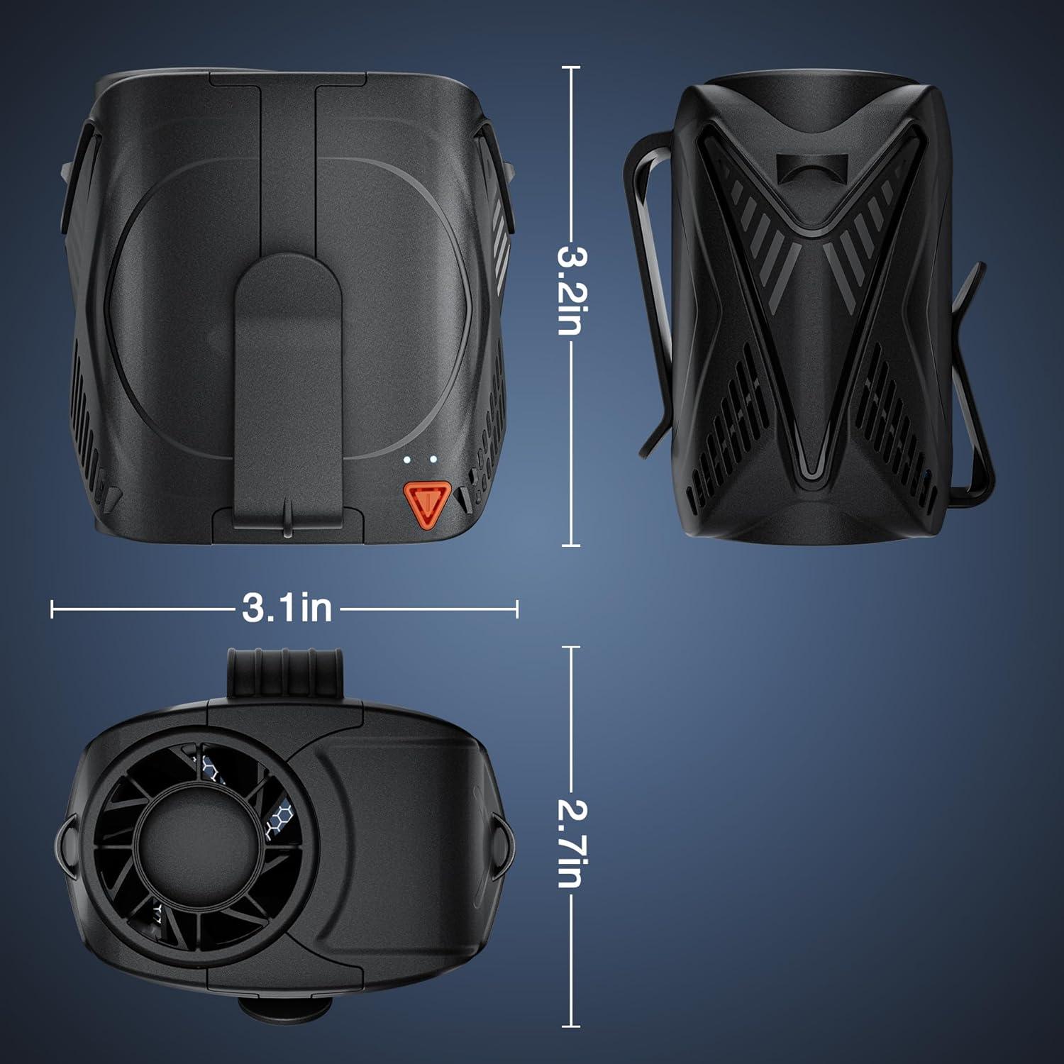 Ventilador Portátil SUMAROK Y4, 6 Velocidades, 31H Batería