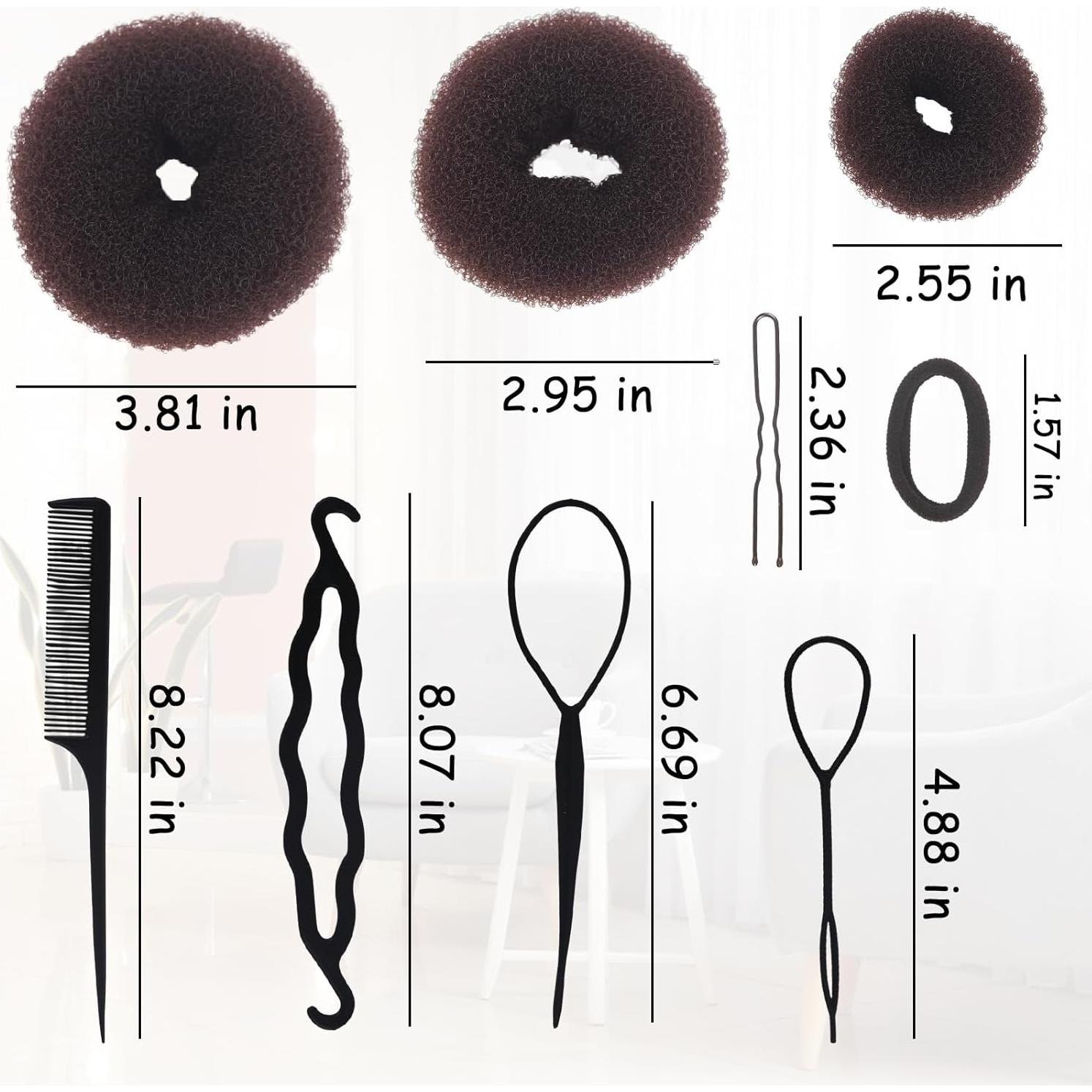 Juego de Formadores de Moño para Cabello SHEHARUHI 41 Pcs