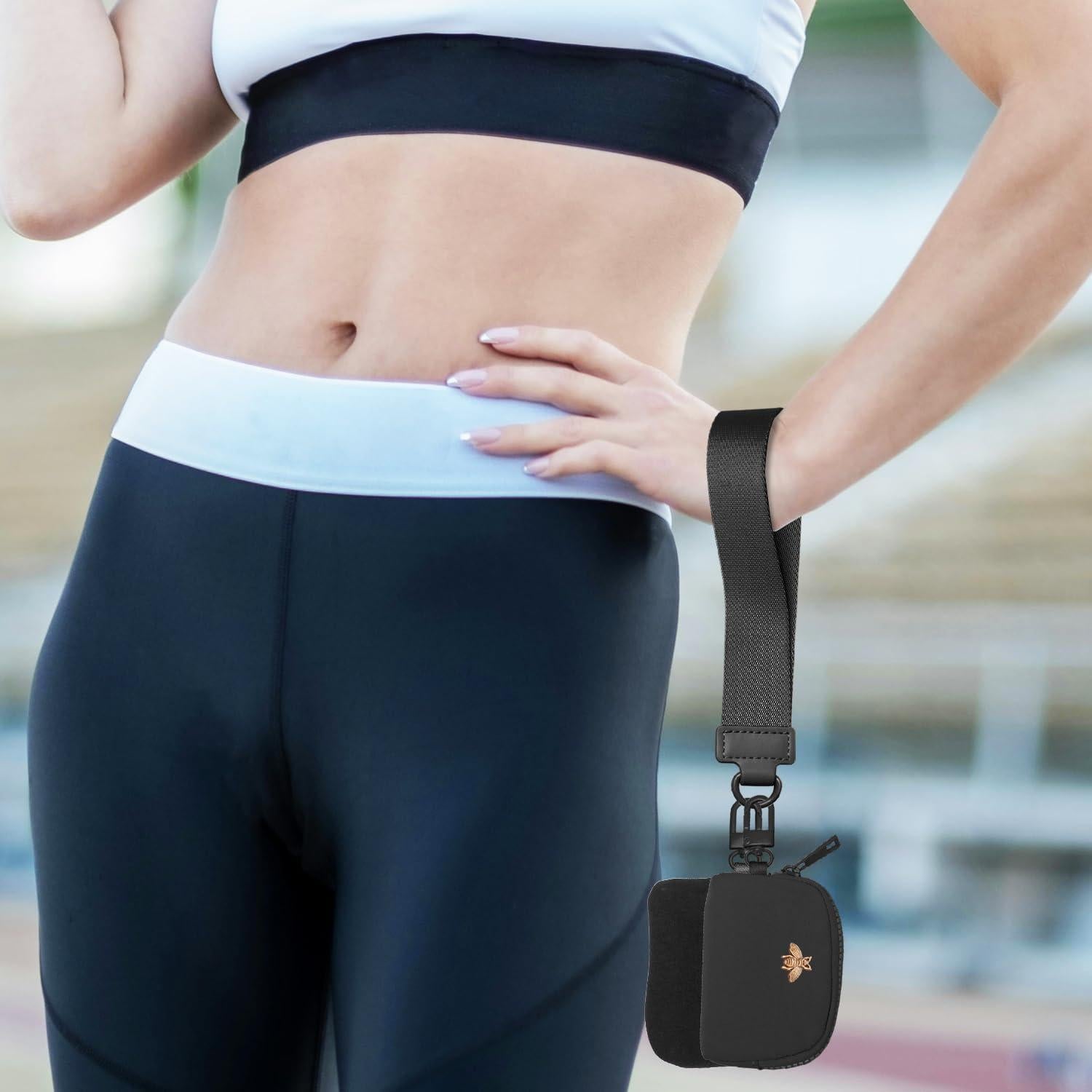 Cartera de Muñeca MINI COOLANS Doble Bolsa Nylon Negro